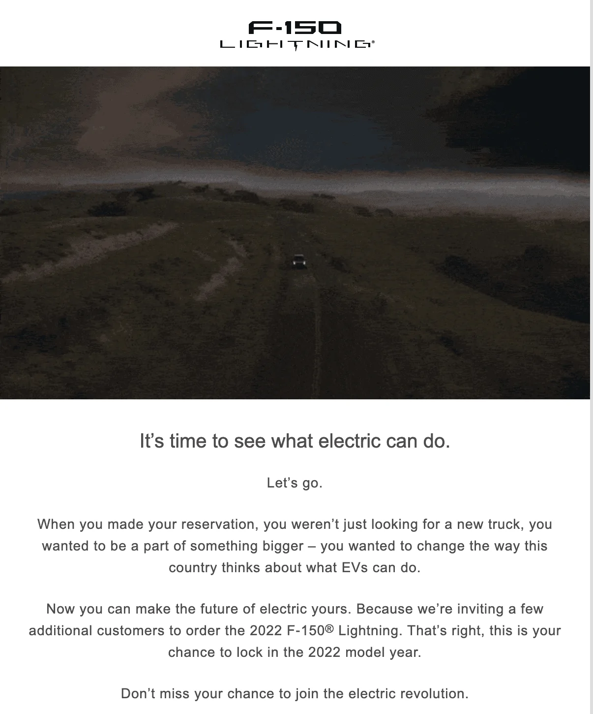 Ford F-150 Lightning Wave 5 or 6? Order invitation received today (Tuesday).  Ordered Lariat SR - regret ? Screen Shot 2022-04-12 at 3.33.35 PM