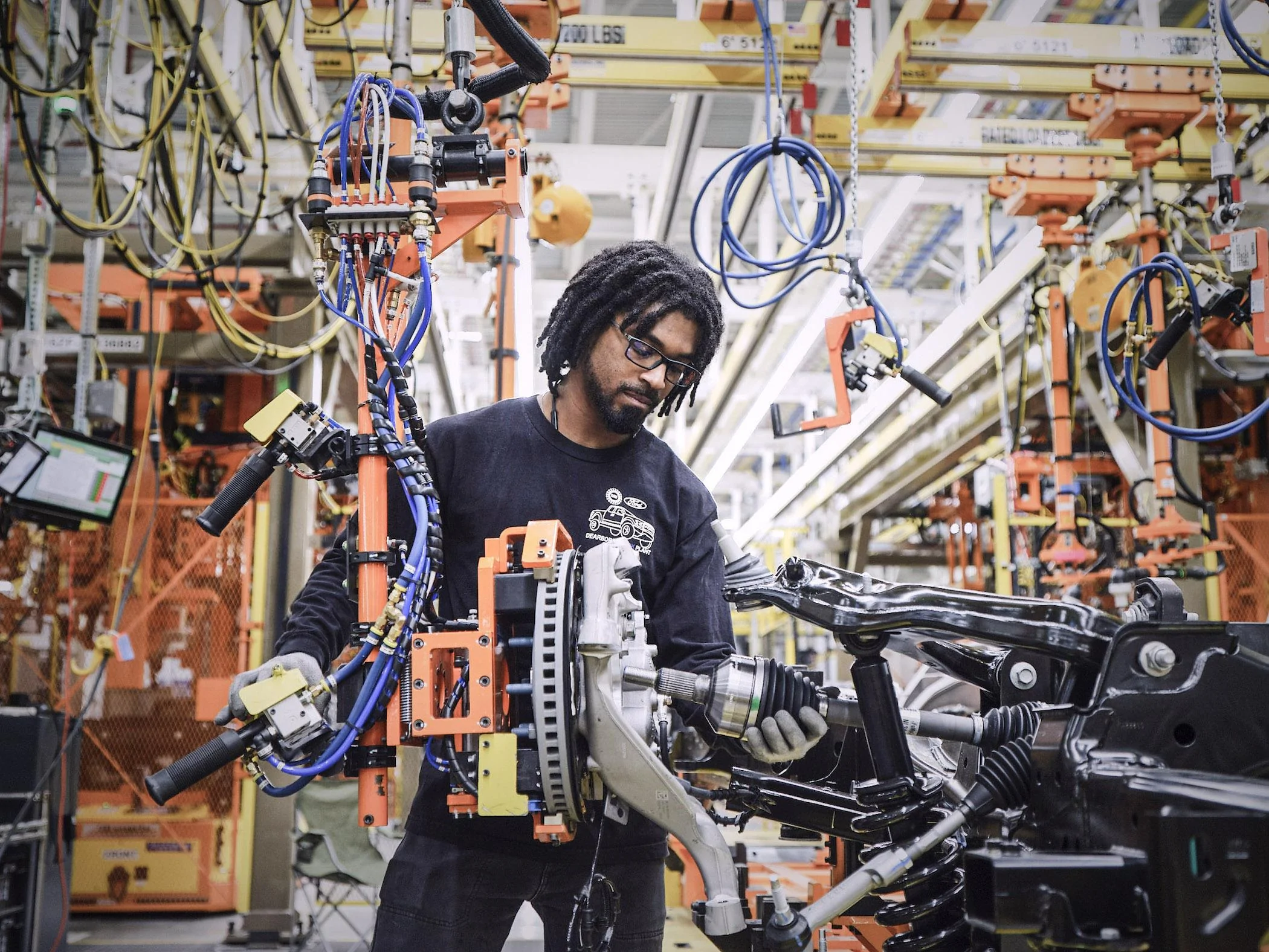 Ford F-150 Lightning 👷🏼♂️ Today Marks the Production Start For F-150 Lightning Trucks! -- Photos & Videos Rouge Electric Vehicle Center_15_ Jaylin Jones