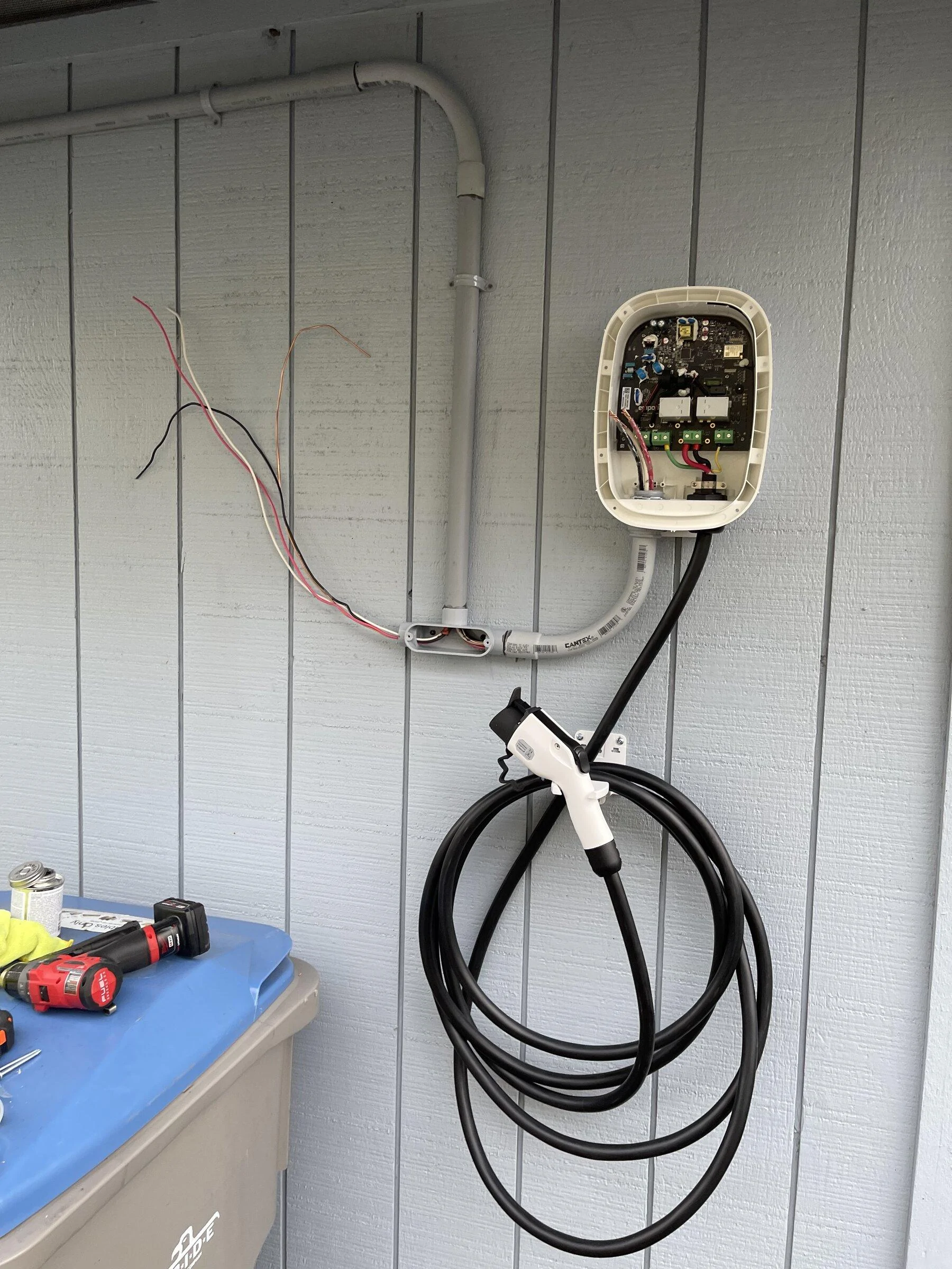 Ford F-150 Lightning Finished installing my charger & generator manual transfer switch [to provide emergency power to my house using 240v 30a plug in the truck bed] 89A7C270-FC86-485B-8582-C3F22A784DD9
