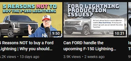 Ford F-150 Lightning Lighting battery dies after 60 miles of towing - does anyone have more info on this? 1651791163983