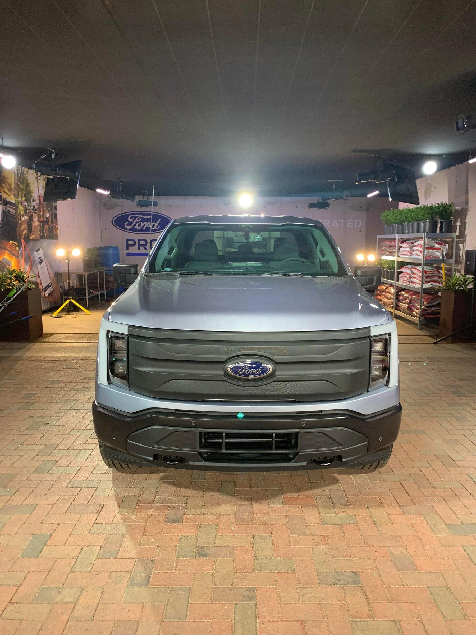 Ford F-150 Lightning ICED BLUE SILVER F-150 Lightning Photos & Club Iced Blue Silver F150 Lightning EV 