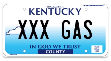 Ford F-150 Lightning Personalized vanity license plate ideas for your Lightning ? KY Plate1