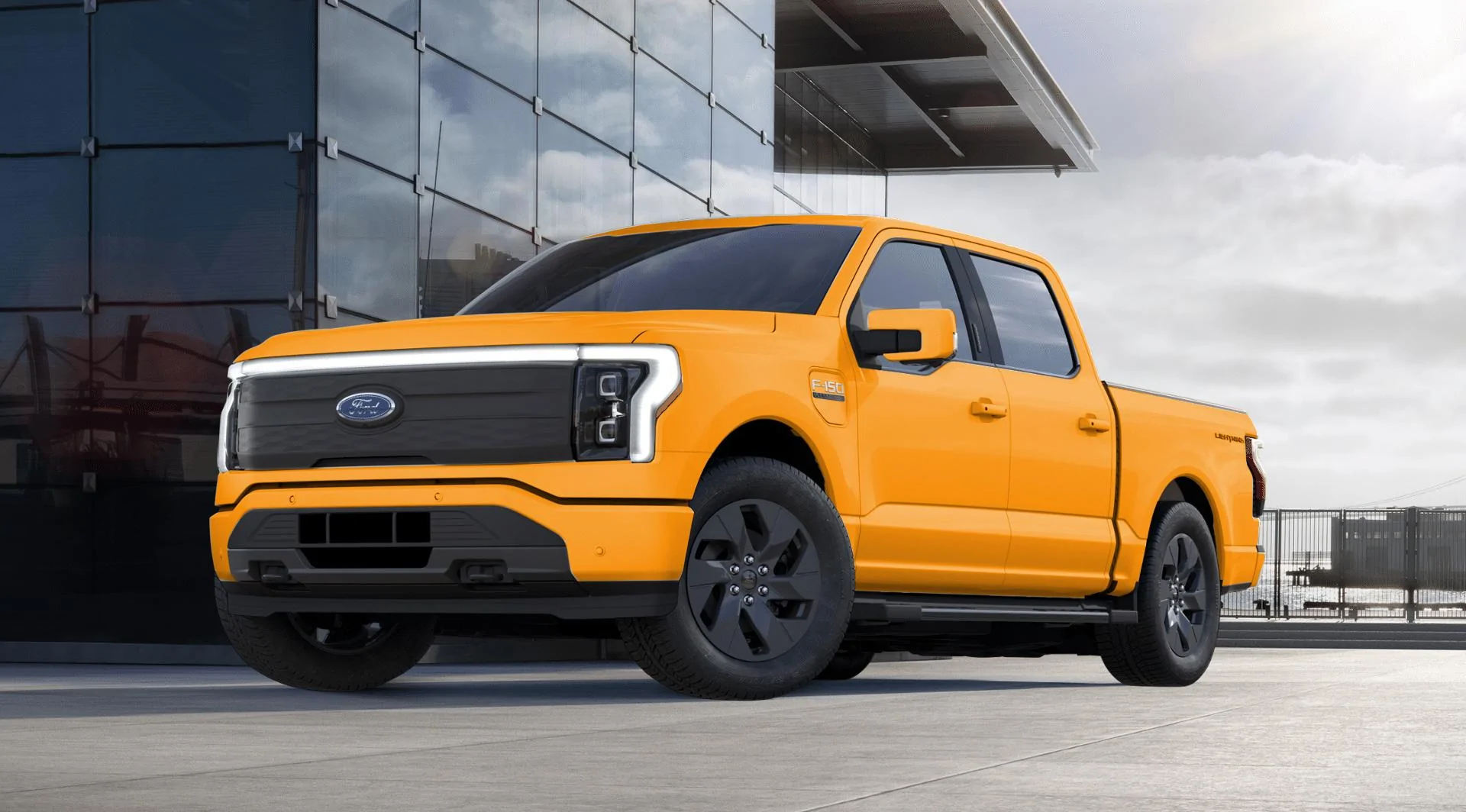 Ford F-150 Lightning Would anyone else have preferred Cyber Orange as a color option? cyber-orang