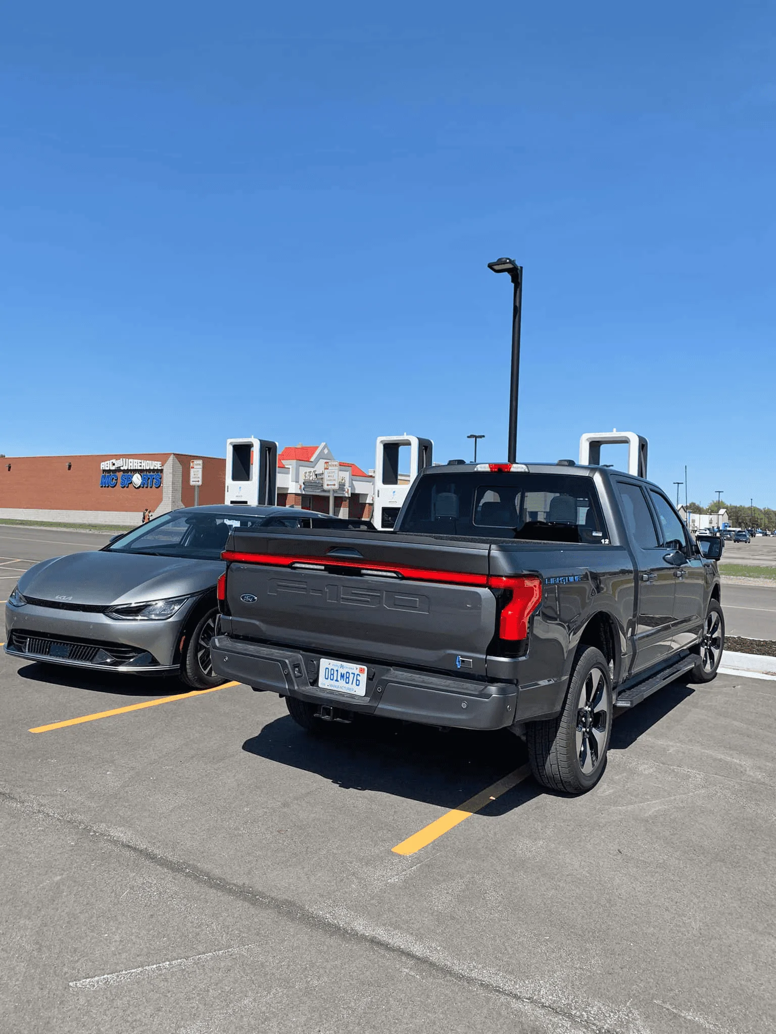 Ford F-150 Lightning CARBONIZED GRAY F-150 Lightning Photos & Club Carbonized Gray F-150 Lightning Charging EV 2