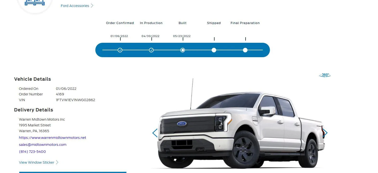 Ford F-150 Lightning My F150 Lightning Platinum is at the dealership; picking up tomorrow! Lightning