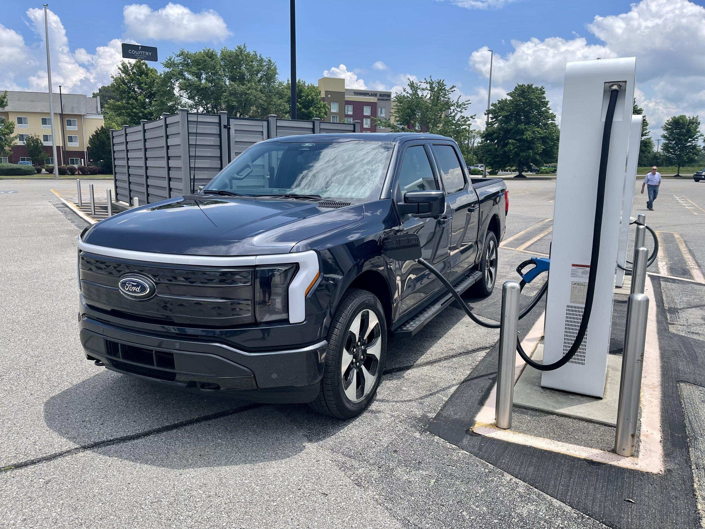 Ford F-150 Lightning First quick trip in my Lightning Platinum got a lot of attention 580A64B8-21E5-4AFE-B6B6-9692D1B292CD