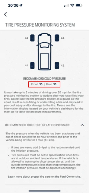 Ford F-150 Lightning Lightning Tire Pressures (Door vs. FordPass) Lightning_tires_FP
