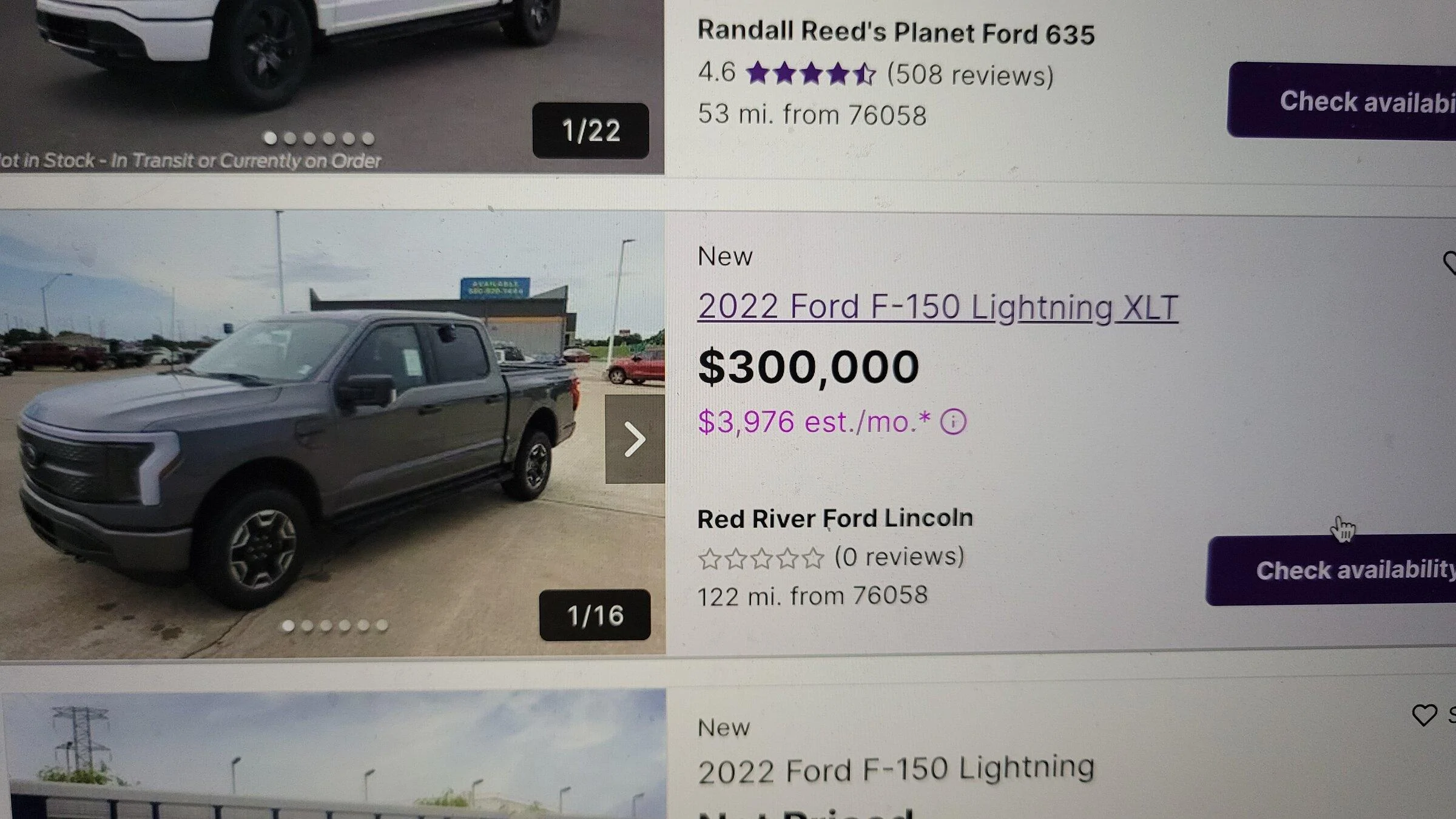 Ford F-150 Lightning Dealers showing their true colors 16547186137418448313388109198808