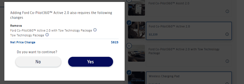 Ford F-150 Lightning Co-Pilot 360 Active Options - What am I missing here? 1655413142208