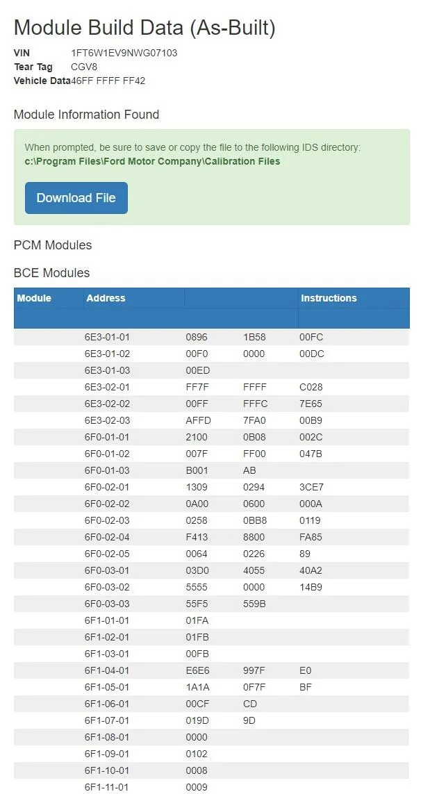Ford F-150 Lightning ✅ 6/6 Lightning Build Week Group modules