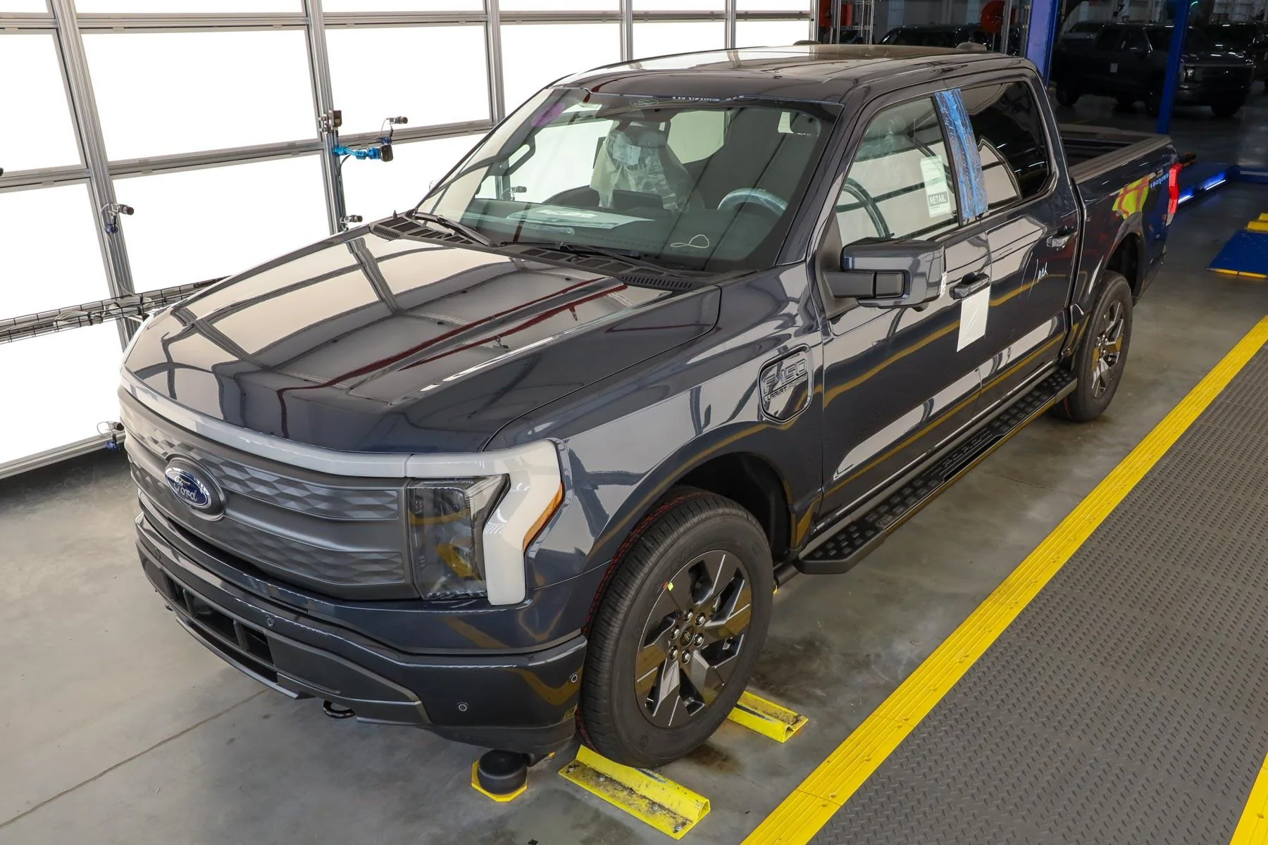 Ford F-150 Lightning Email & Photo: Your F-150 Lightning just rolled off the assembly line [post yours] My Lightning on the Assembly Lin