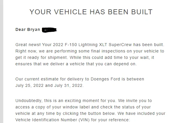 Ford F-150 Lightning ✅ 5/30 Lightning Build Week Group 1656290112371