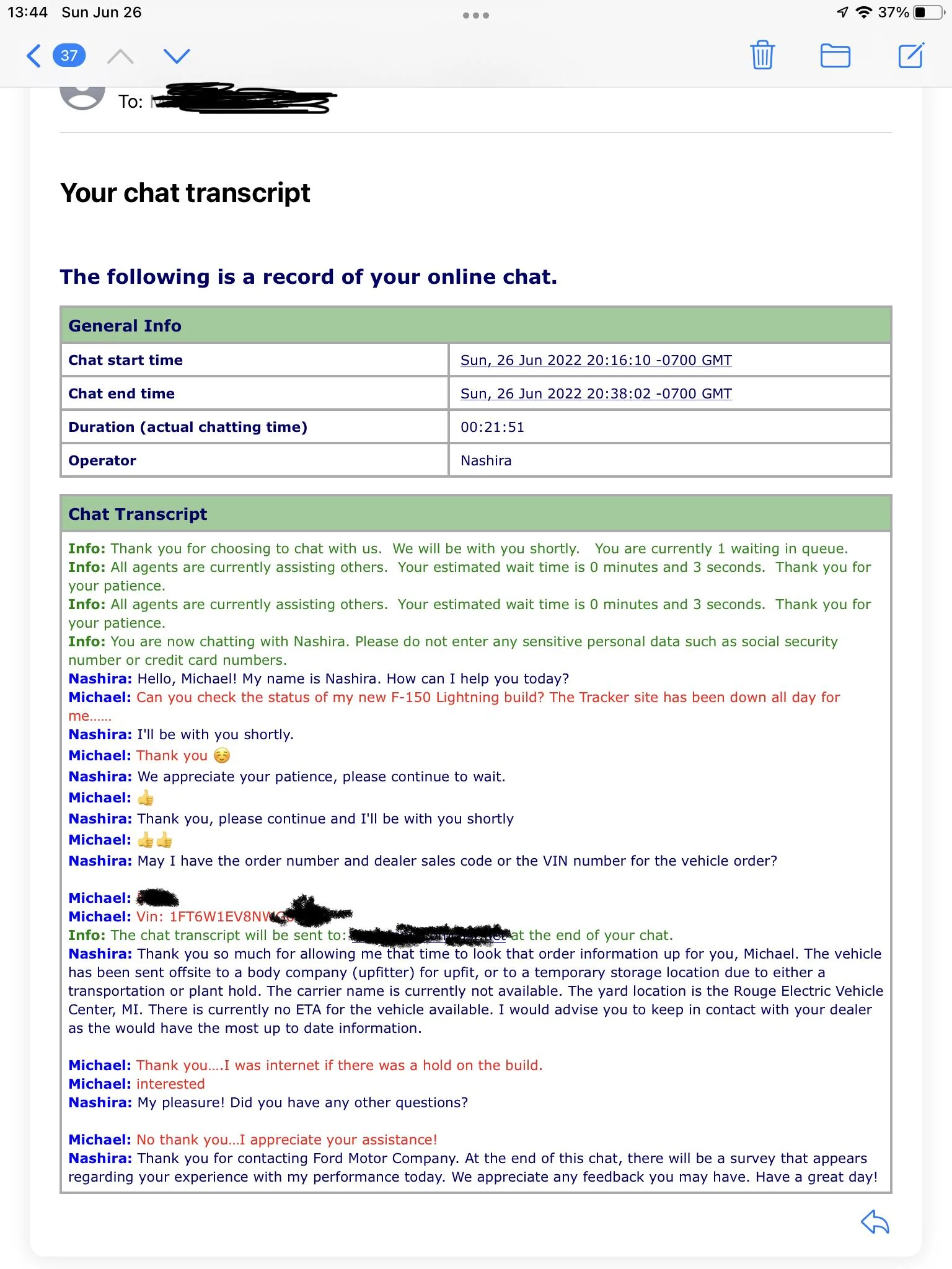 Ford F-150 Lightning ✅  6/13 Lightning Build Week Group DA960661-B5FB-45AC-B415-858647149EE6