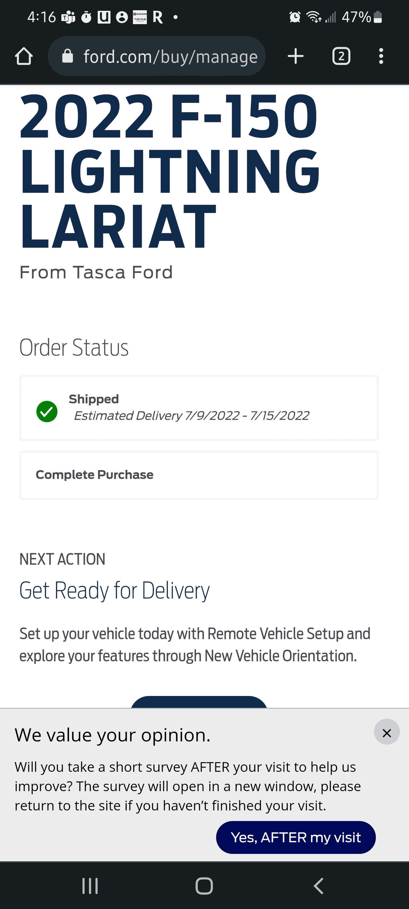 Ford F-150 Lightning ✅ 5/9 Lightning Build Week Group 1657138691326