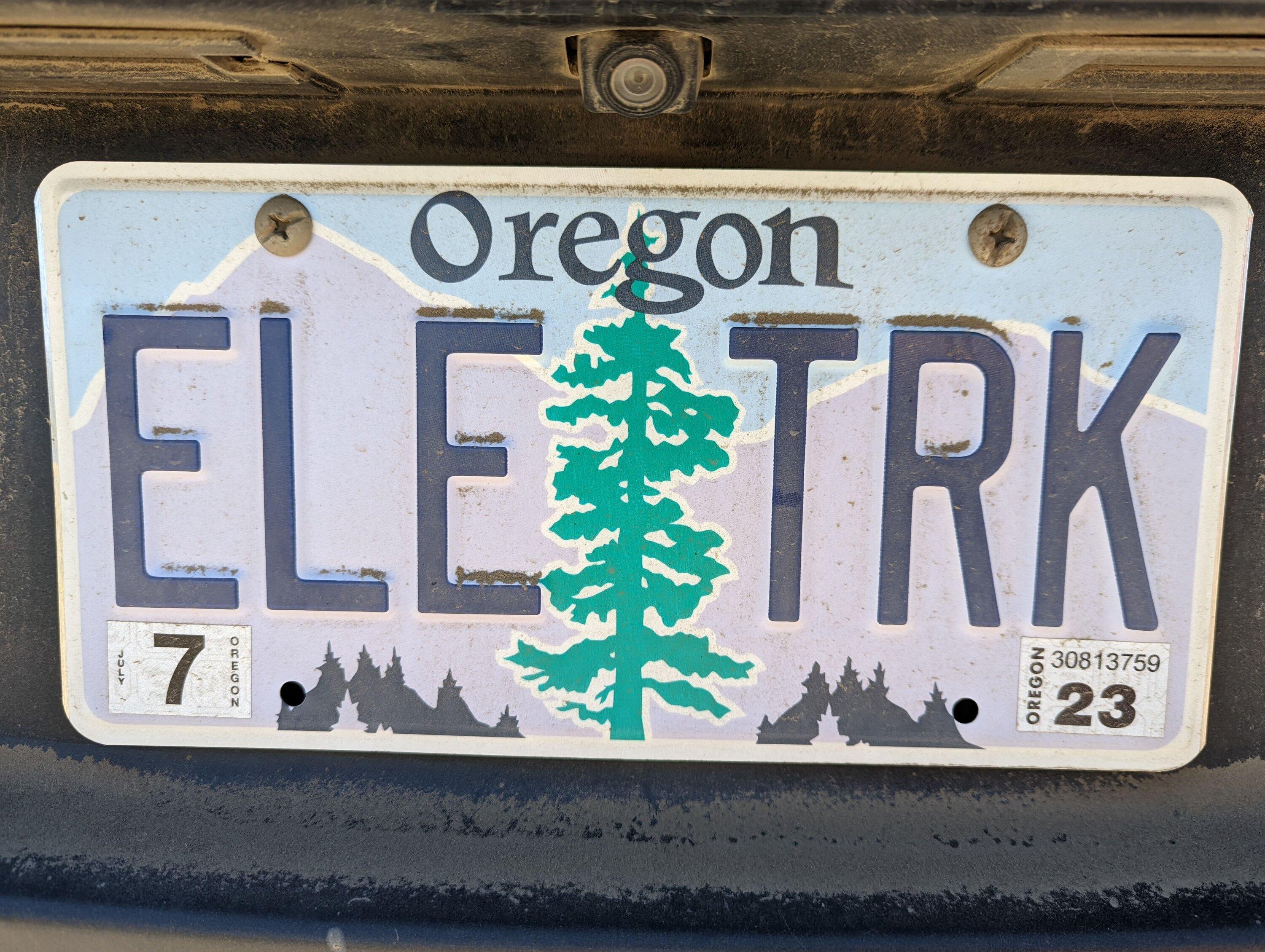 Ford F-150 Lightning Personalized vanity license plate ideas for your Lightning ? PXL_20220708_214318720