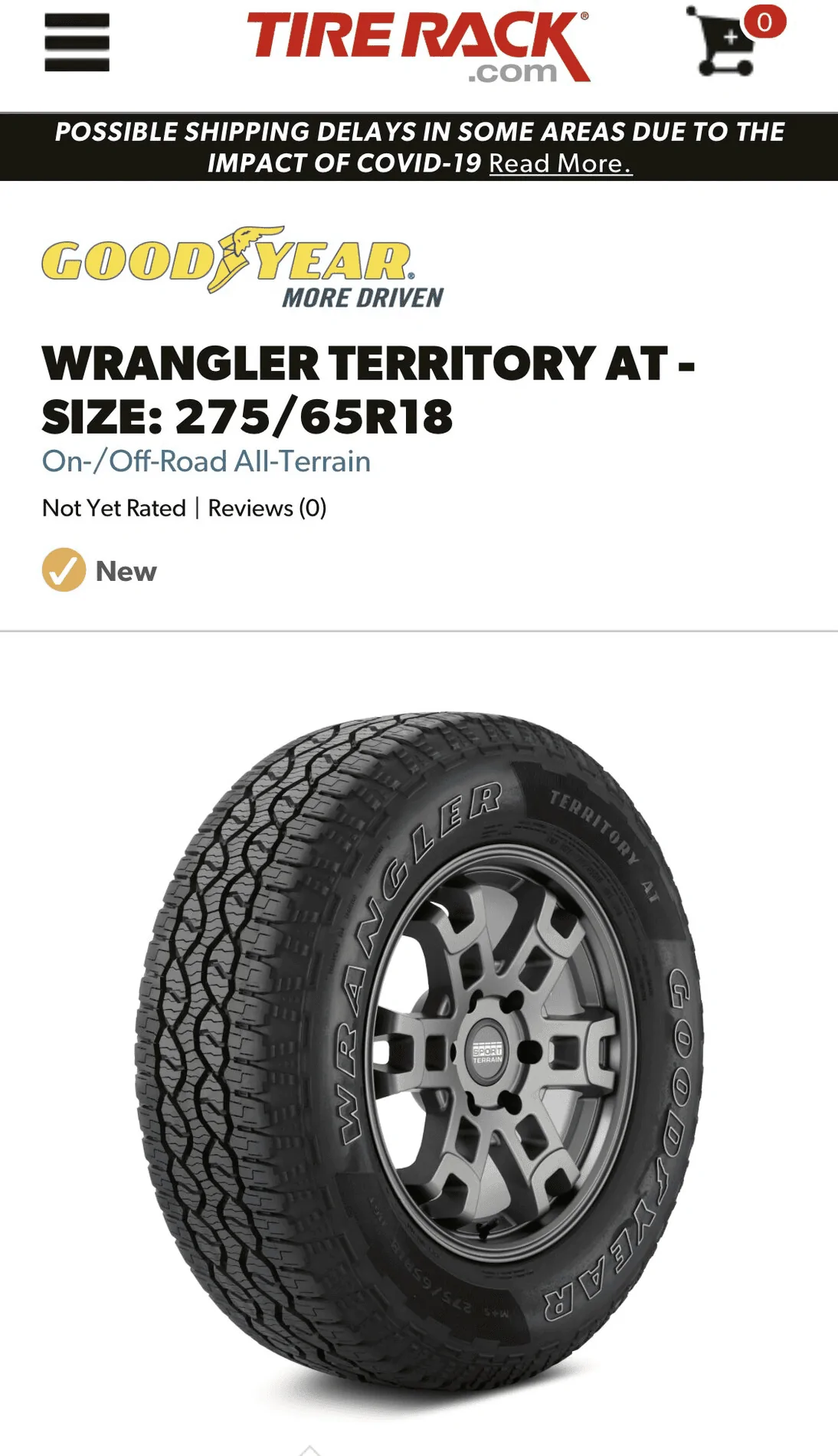 Ford F-150 Lightning XLT & Lariat Sport Tires: Closer Look at the Goodyear Wrangler Territory A/T 1609291221000