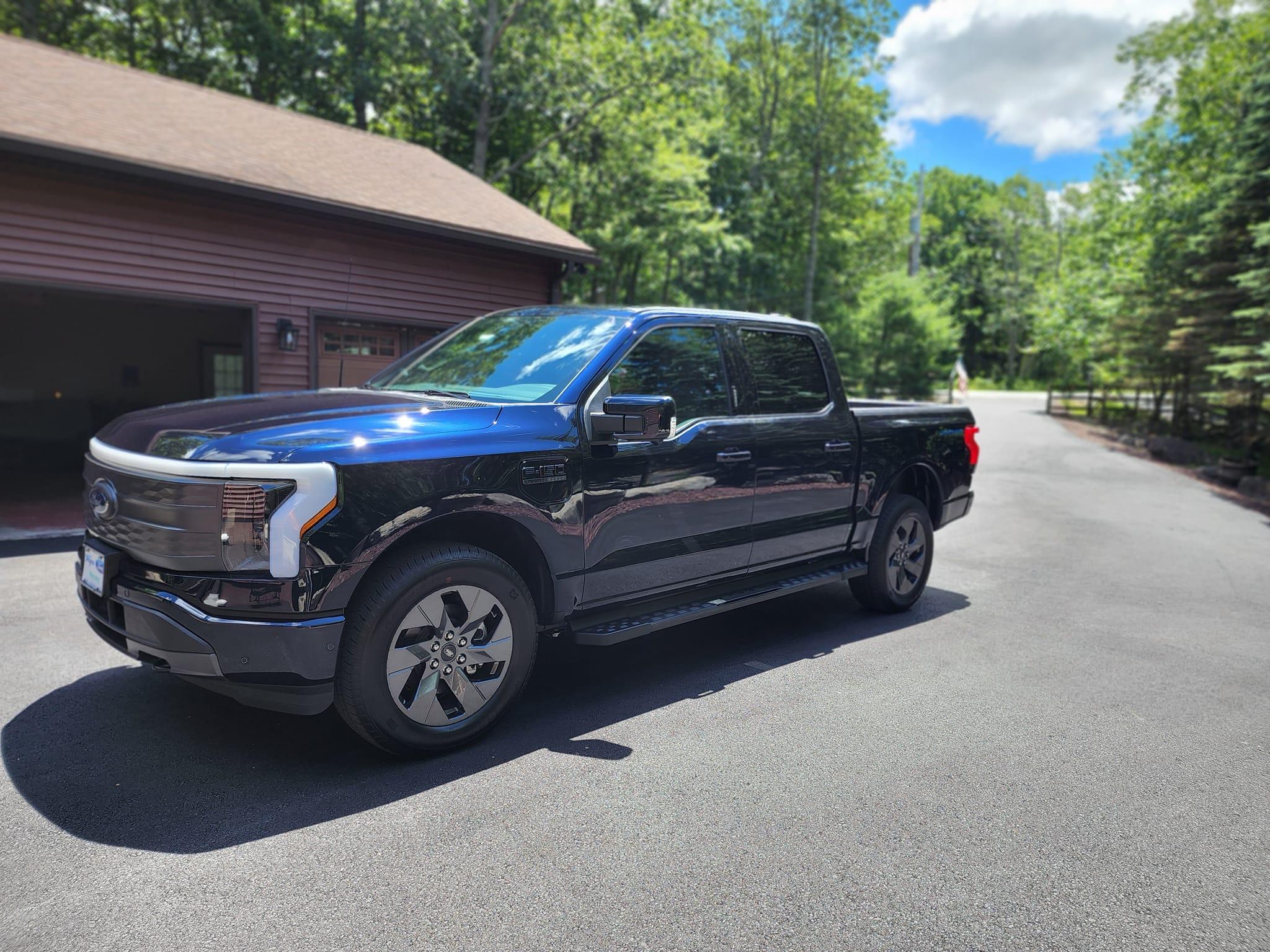 Ford F-150 Lightning ANTIMATTER BLUE F-150 Lightning Photos & Club Antimatter Blue F150 Lightning sunny sunlight sun