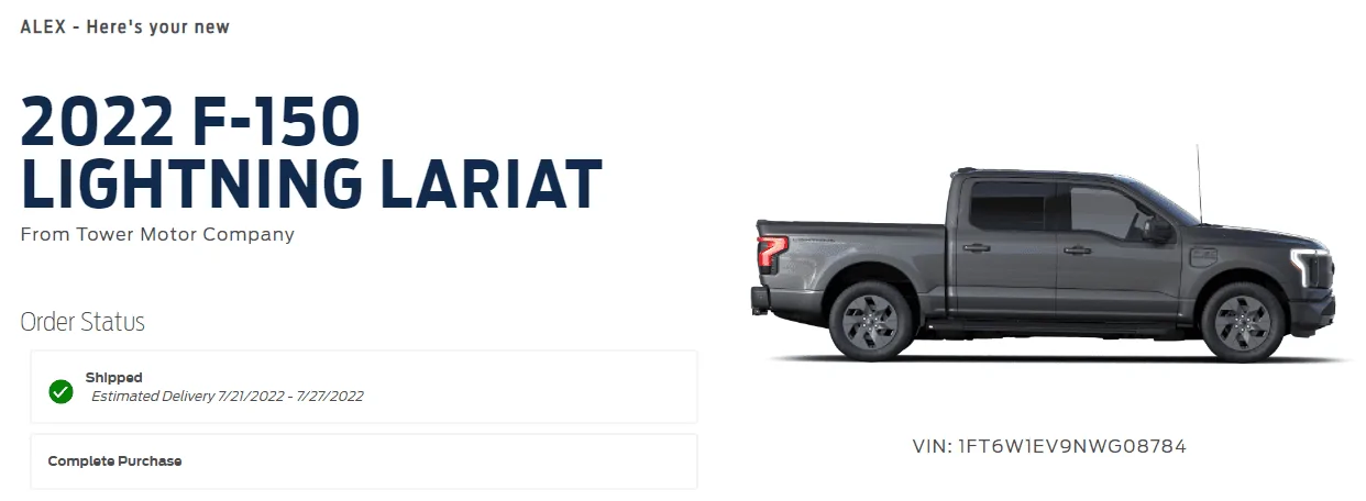 Ford F-150 Lightning NW deliveries 1658512515990