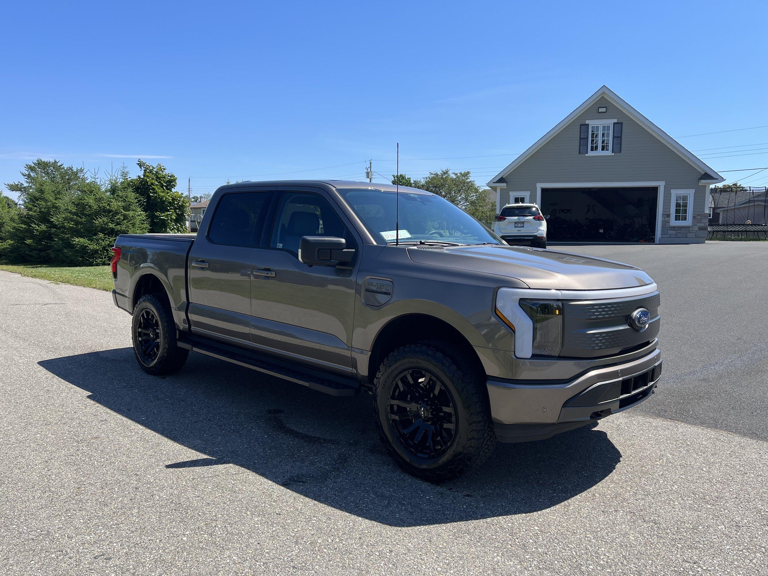Ford F-150 Lightning My Stone Gray XLT Lightning on 2" Rough Country leveling kit, 20" RTX Patton wheels, 285/65/R20 BFG KO2 C7CB741D-A7B2-40A2-A7C1-FE68DBFEBC82