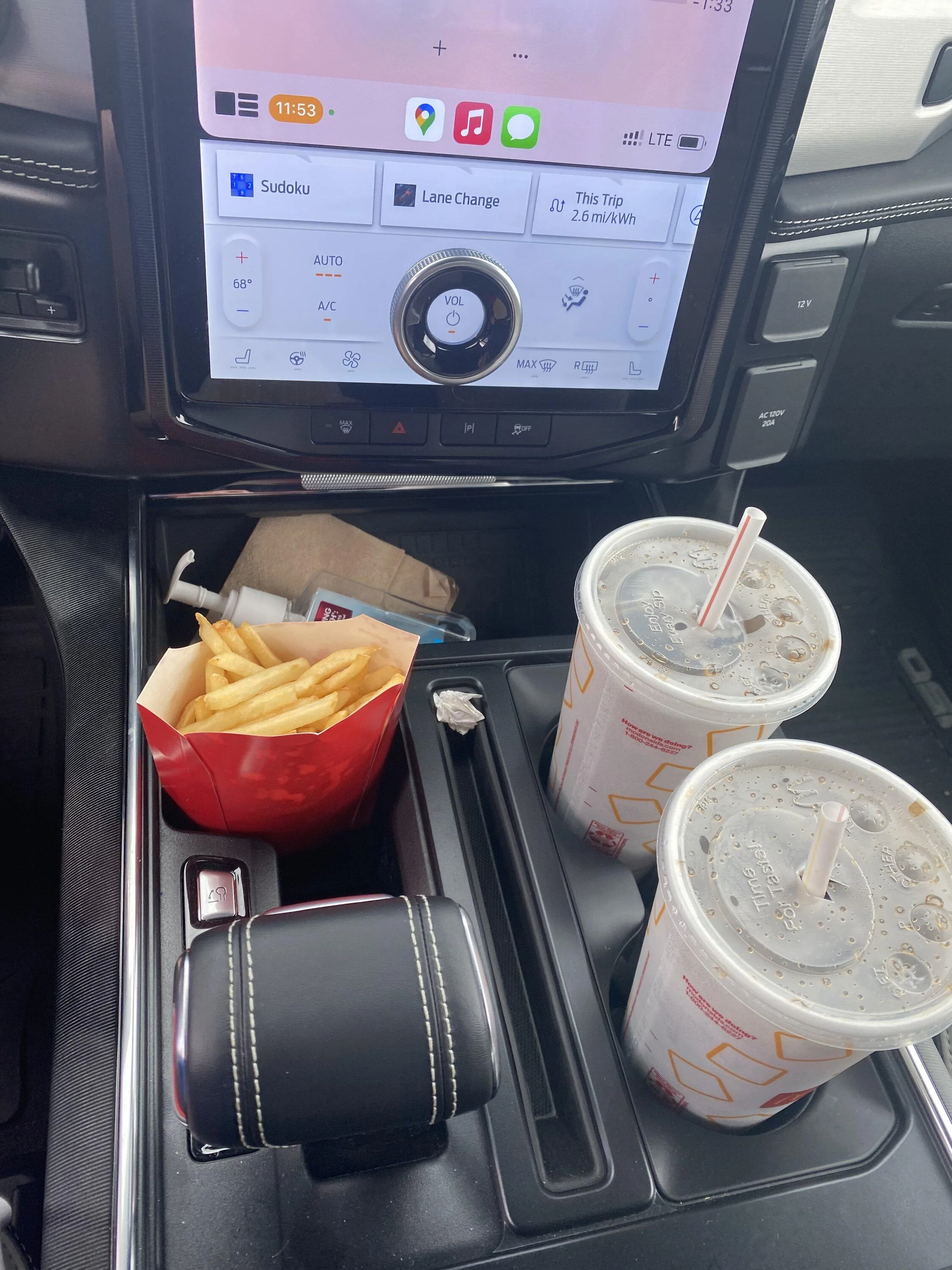 Ford F-150 Lightning Lightning French Fry Holder 6103695E-C699-4E73-8512-979C798505E2