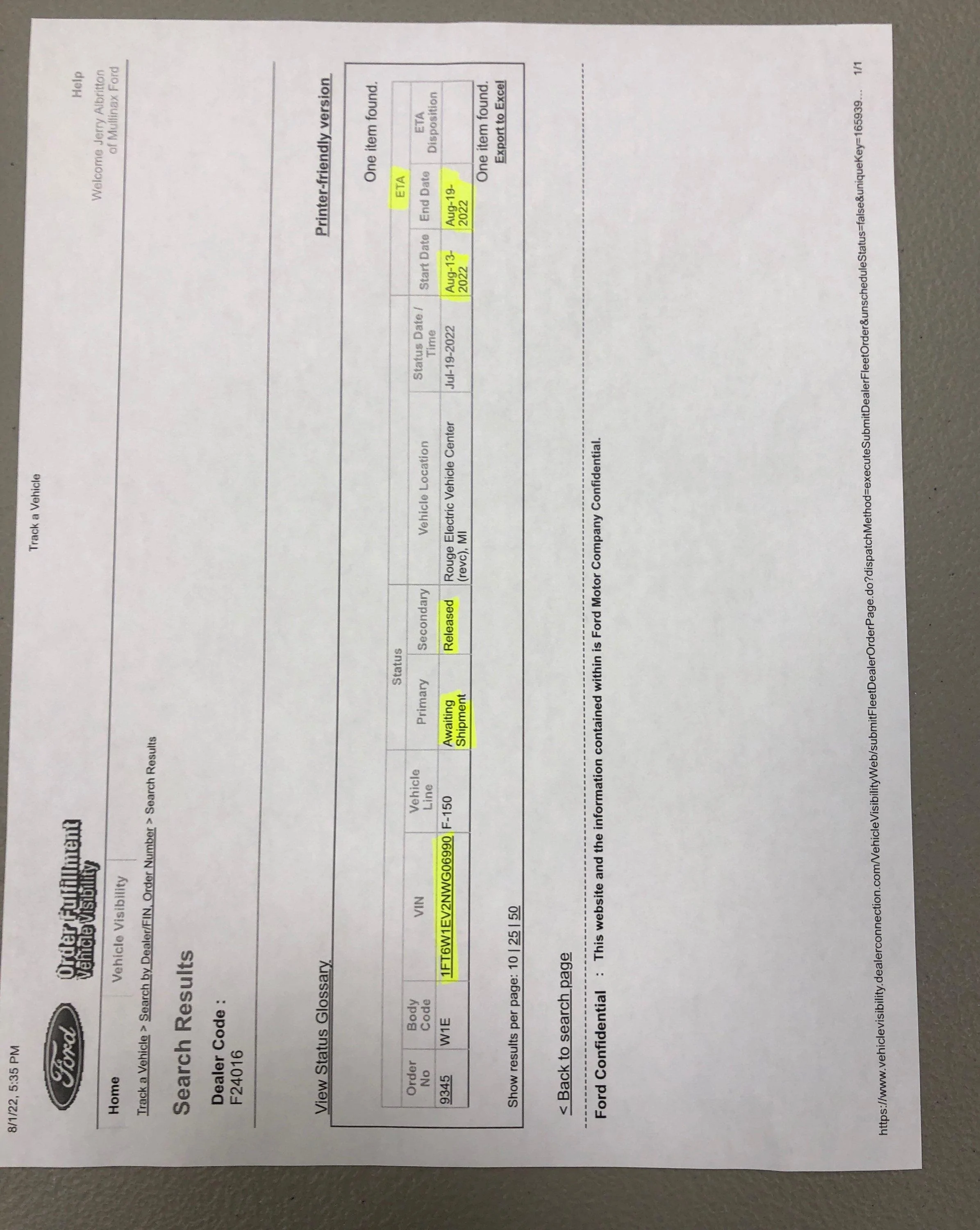 Ford F-150 Lightning ✅ 6/6 Lightning Build Week Group IMG_20220802_062030