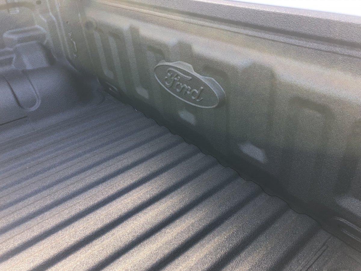Ford F-150 Lightning The liner delay is real….. ford bedliner logo