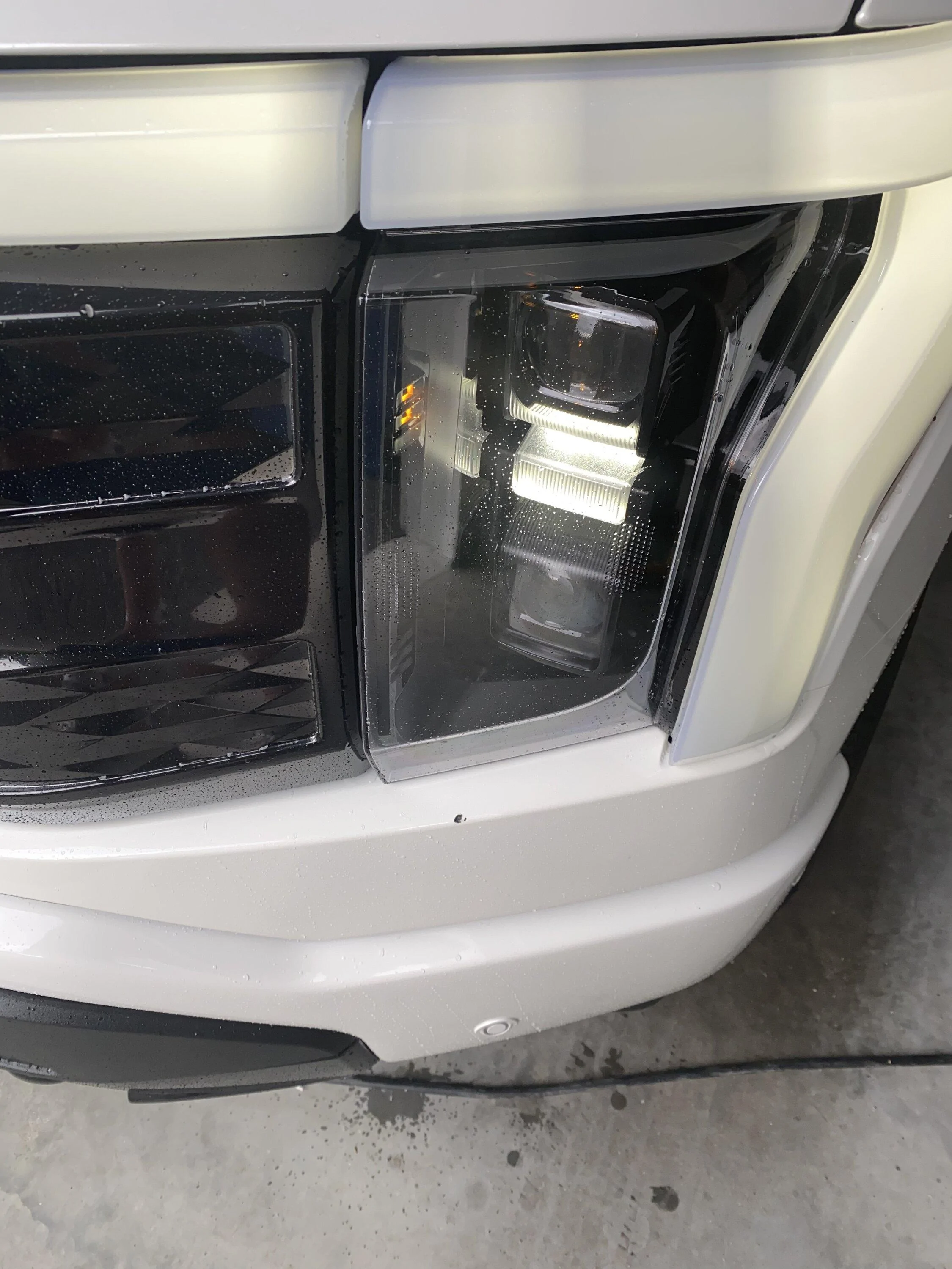 Ford F-150 Lightning Got my first rock chip D2336E1A-555D-4D4F-AC1A-D5648EDEA403