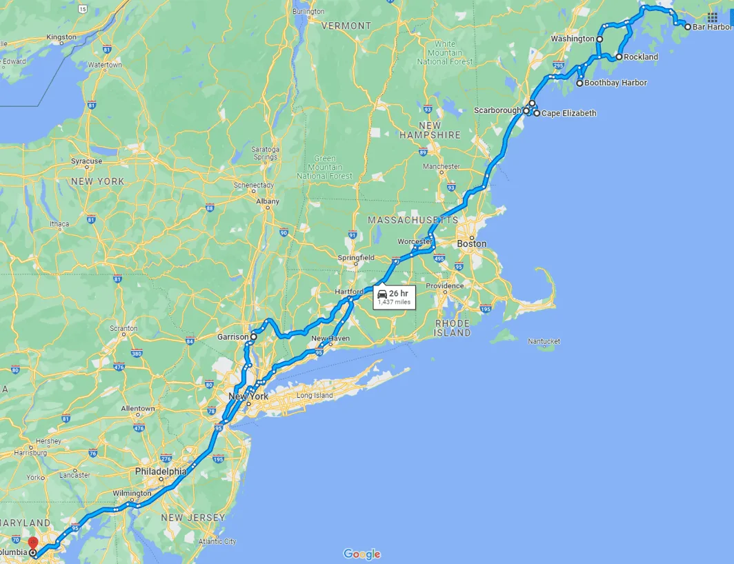 Ford F-150 Lightning 1,500+ mile trip - Maryland to Maine in F-150 Lightning Lariat Extended Range Ma
