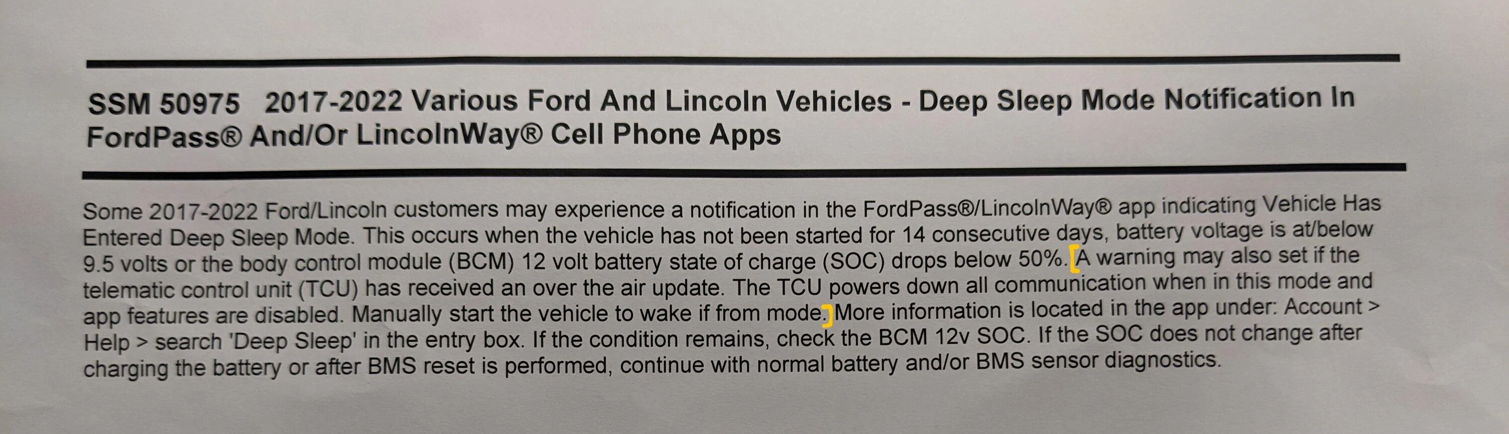 Ford F-150 Lightning LVB issues - Deep Sleep Mode PXL_20220811_152147389~2