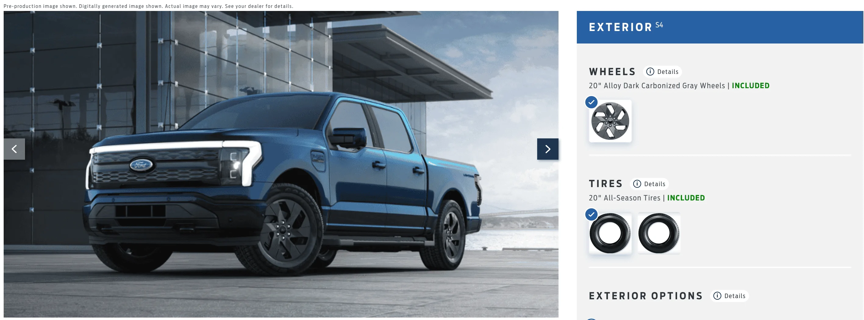 Ford F-150 Lightning Smaller stock tires for platinum? Screen Shot 2022-08-12 at 9.58.56 AM