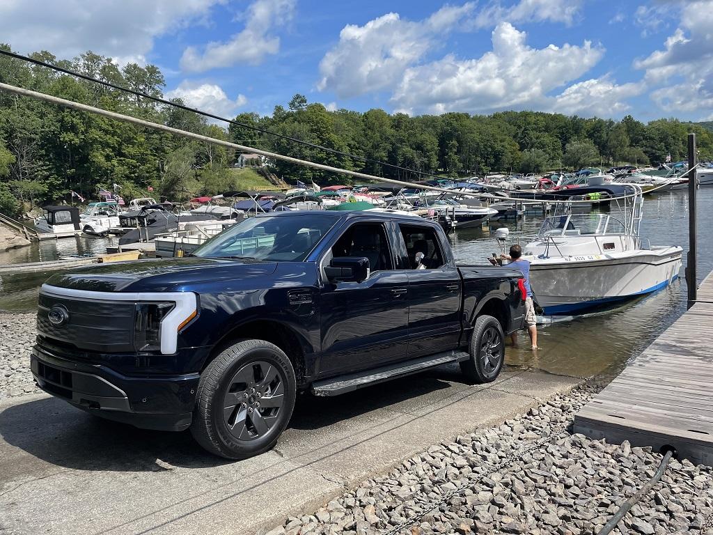 Ford F-150 Lightning Trip Report: NJ Shore to Poconos with 5,000lb 22' Boat Launch Ramp IMG_6941.JPEG