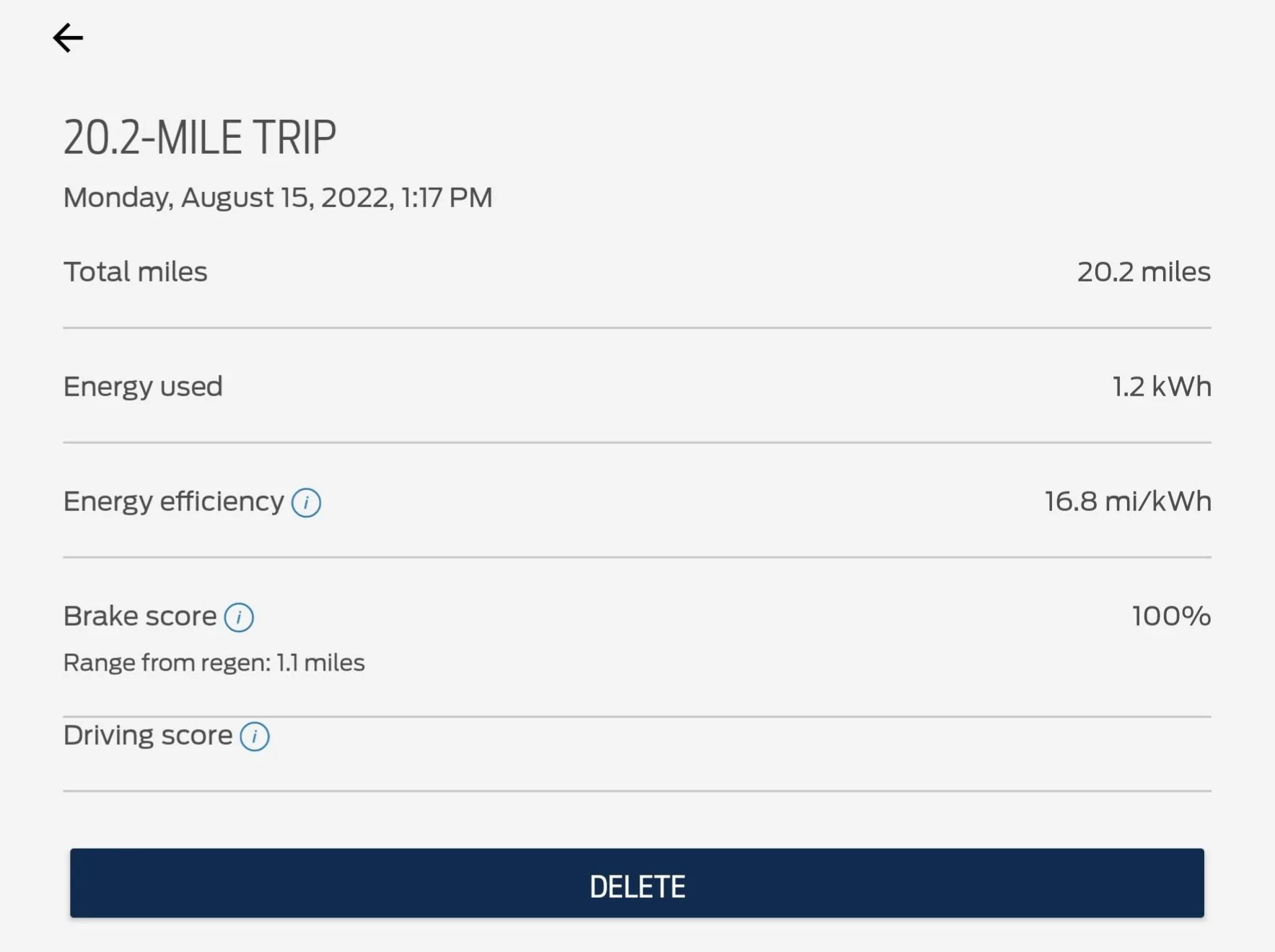 Ford F-150 Lightning Mi/kWh Reporting Inaccurate? Screenshot_20220816-111743_FordPass