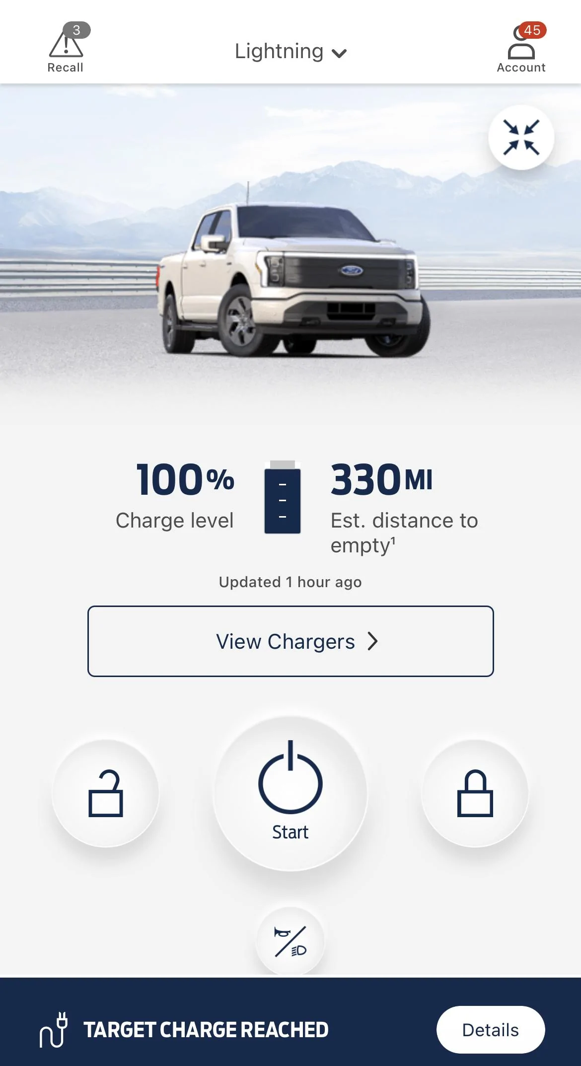 Ford F-150 Lightning At 100% = 330 miles now. Did OTA update increase range on ER battery? E6210130-87DF-4109-BD79-48DC10215411