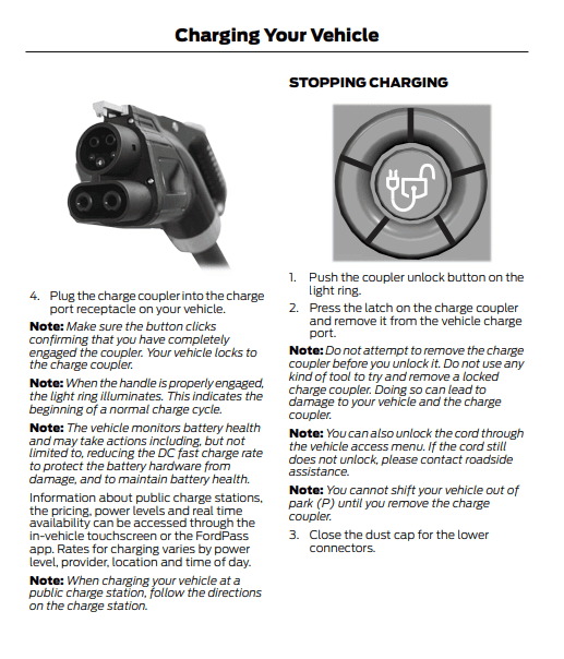 Ford F-150 Lightning I just DC fast charged for the 1st and 2nd time... it didn't go well. stop charging.PNG