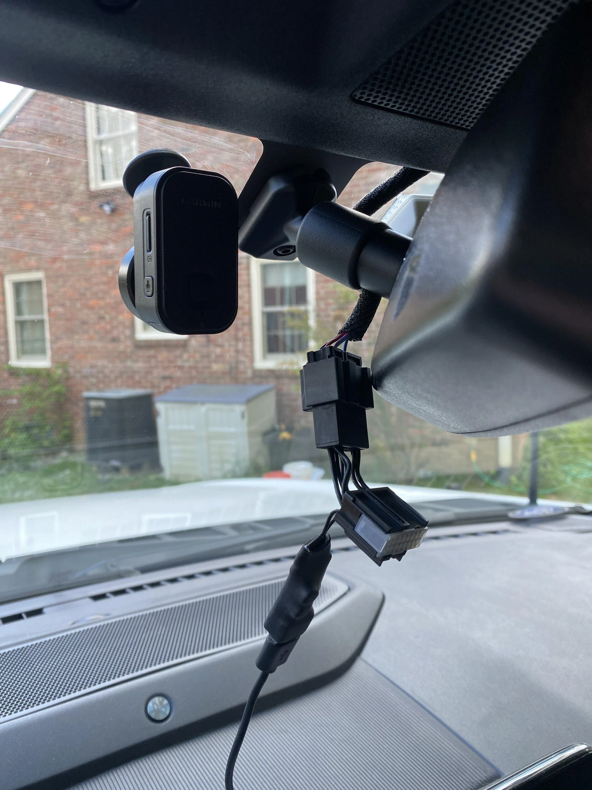 Ford F-150 Lightning Garmin Dash Cam Mini 2 with Dongar mirror adapter 583BF21B-76C9-48B4-BFFC-0714EAA460C8