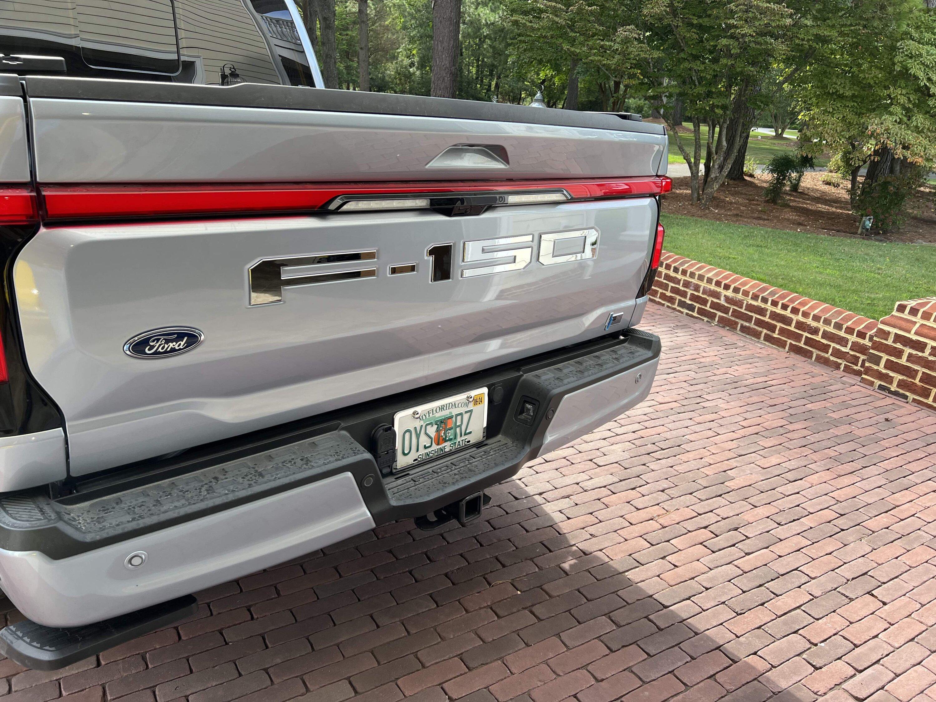 Ford F-150 Lightning 🙋‍♂️ What Did You Do To Your Lightning Today? Taligate letters