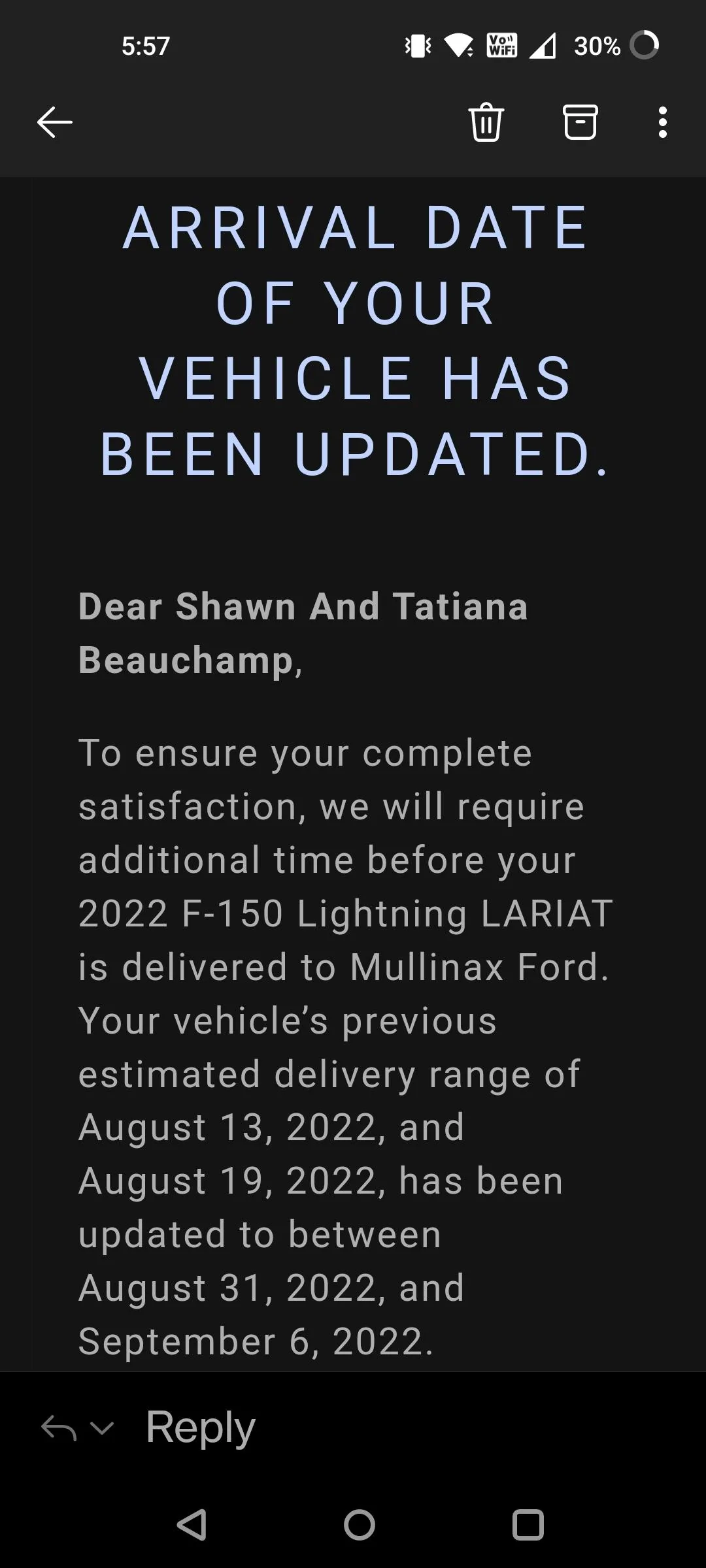 Ford F-150 Lightning ✅ 6/6 Lightning Build Week Group Screenshot_2022-08-24-05-57-59-73_45e686c594768066ad9911d54d96f72