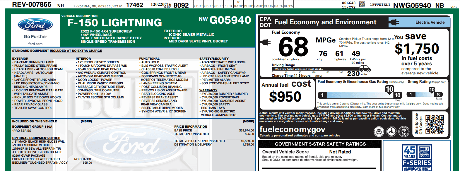 Ford F-150 Lightning ✅ 7/11/22 Lightning Build Week Group 1661778839001