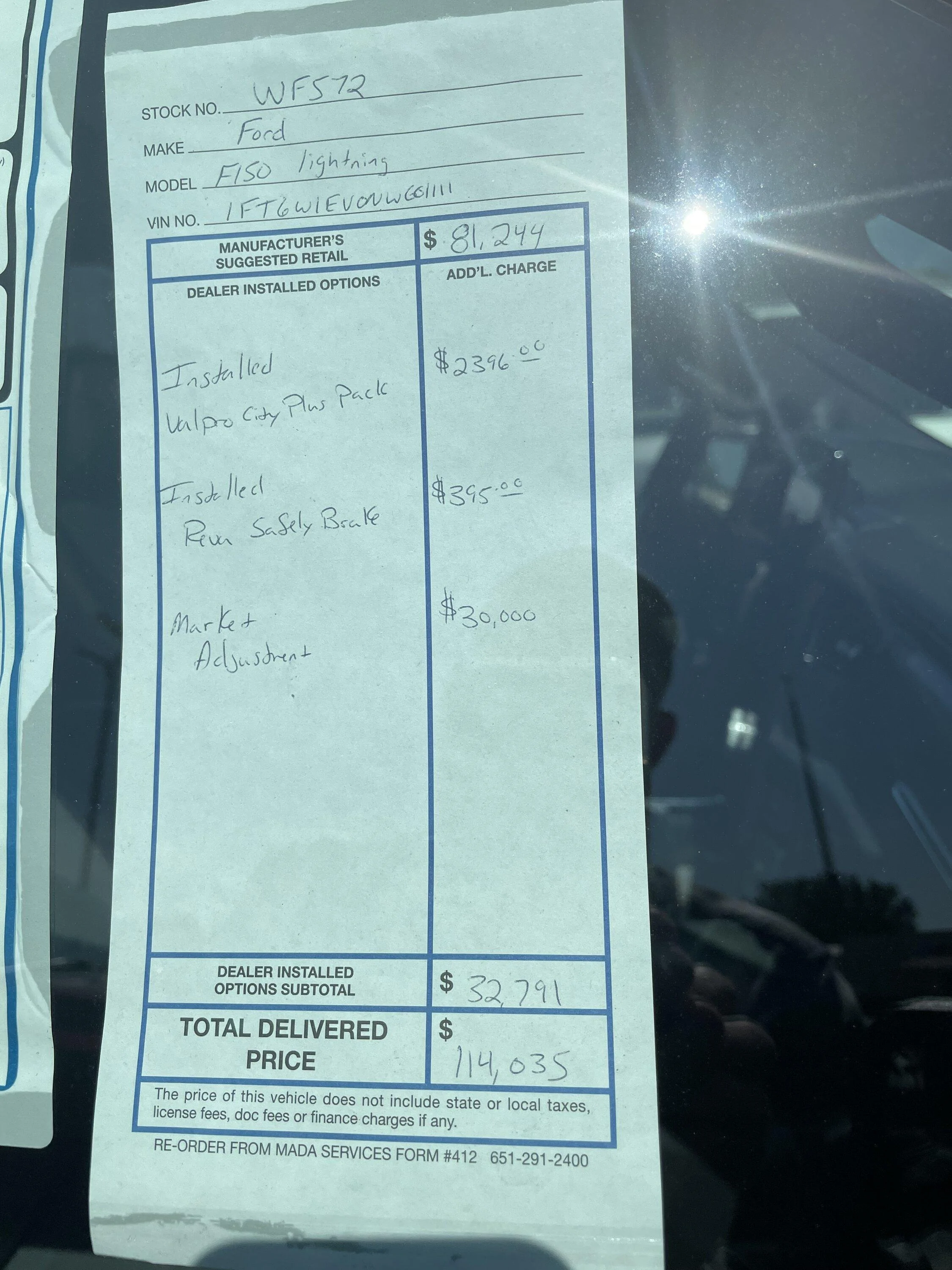 Ford F-150 Lightning List: F-150 Lightning dealers that do / don't apply ADM (price markup) IMG_1247