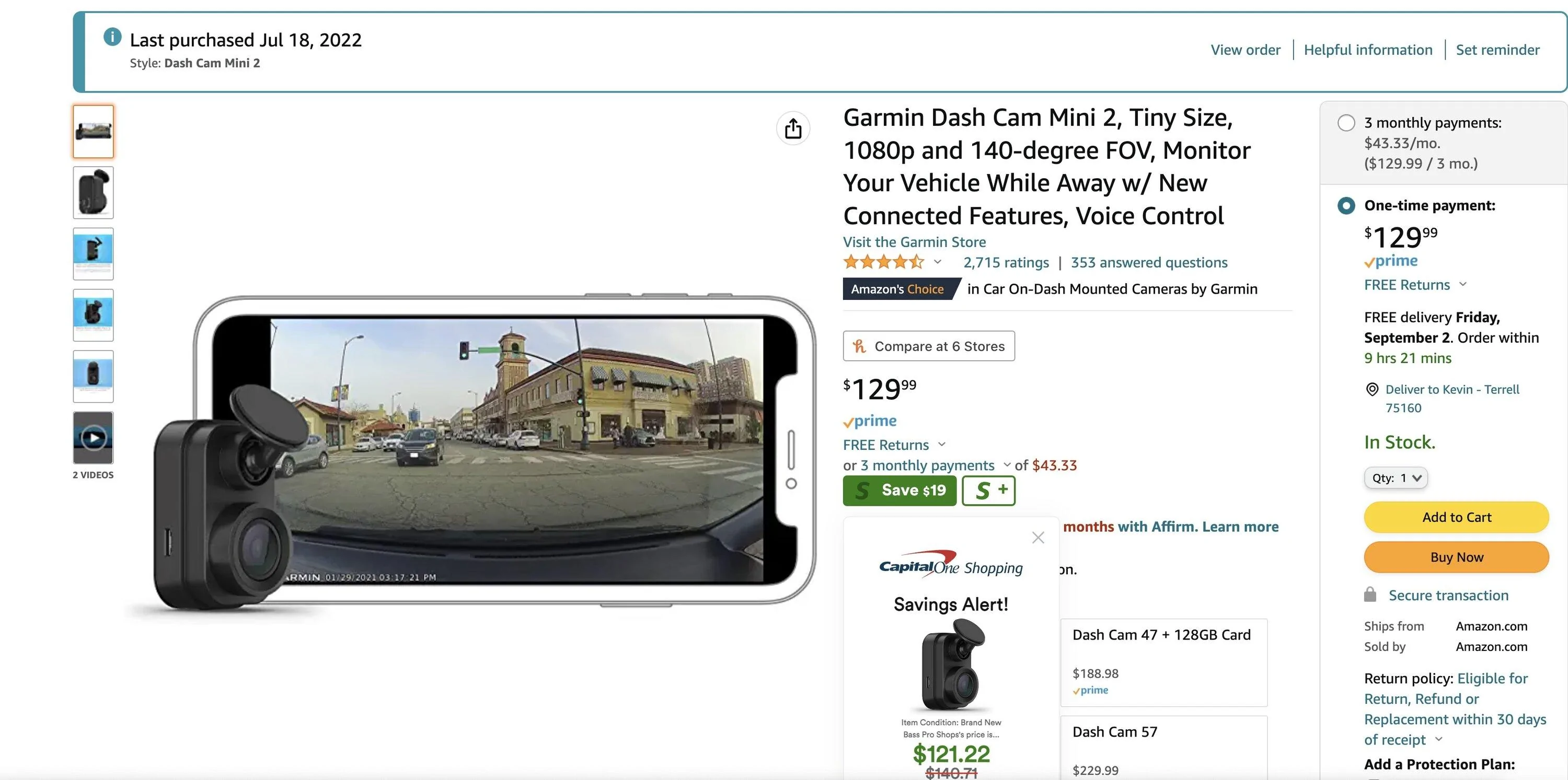 Ford F-150 Lightning Just installed this Dash Cam in 5 minutes date 2022-08-31 at 2.38.32 PM