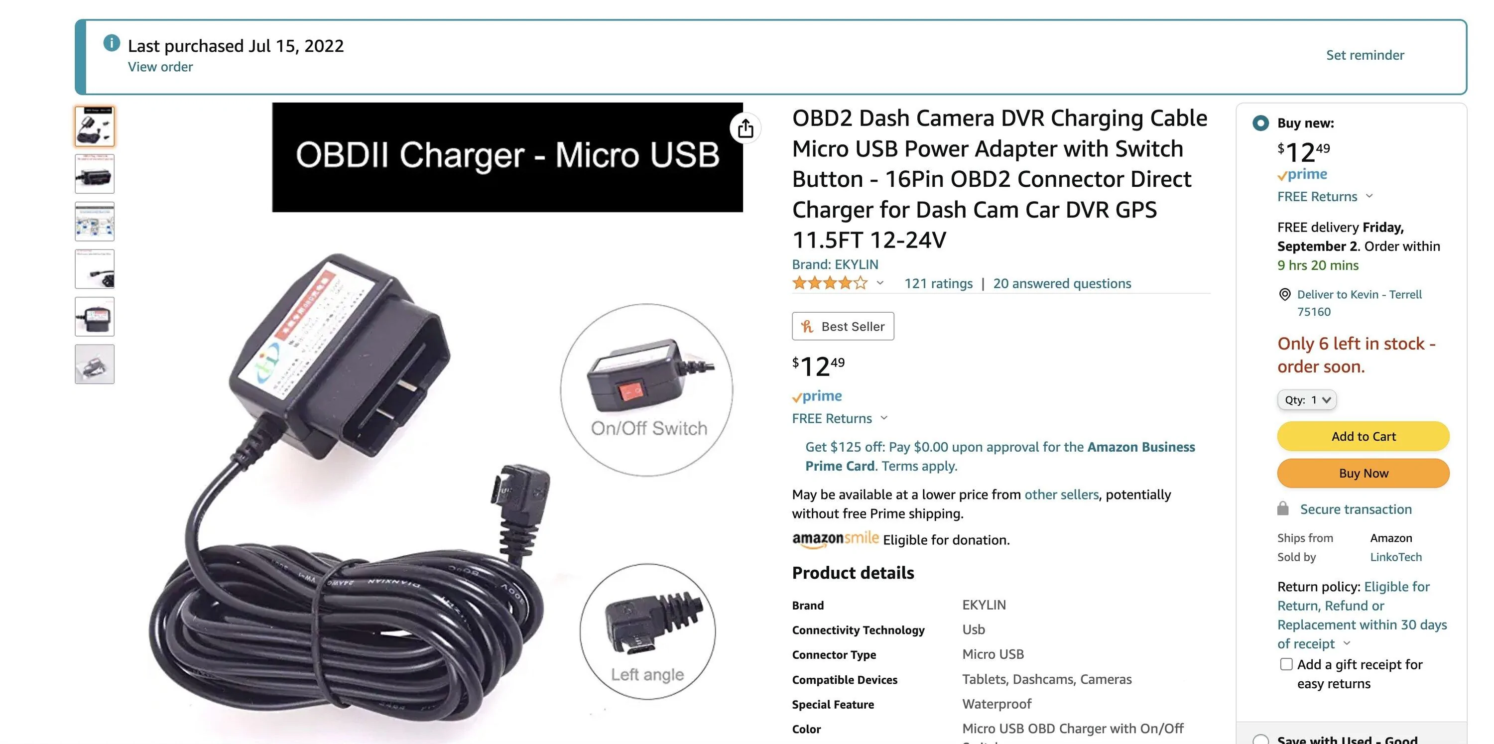 Ford F-150 Lightning Just installed this Dash Cam in 5 minutes date 2022-08-31 at 2.39.15 PM