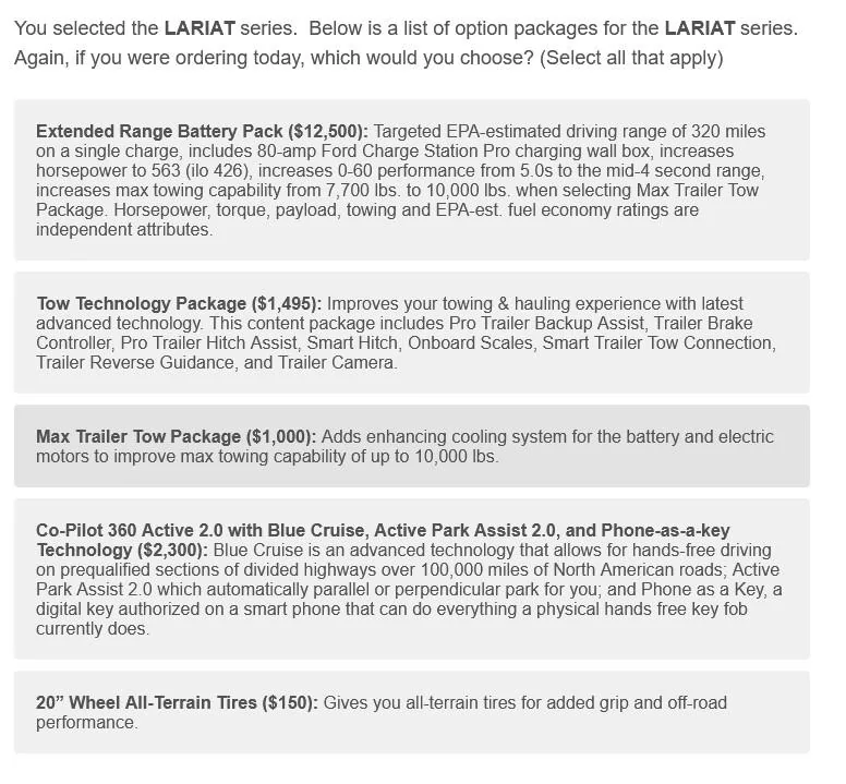 Ford F-150 Lightning Ford sends out Lightning survey email - Help us plan for your F-150 Lightning Order Screenshot 2022-09-02 3