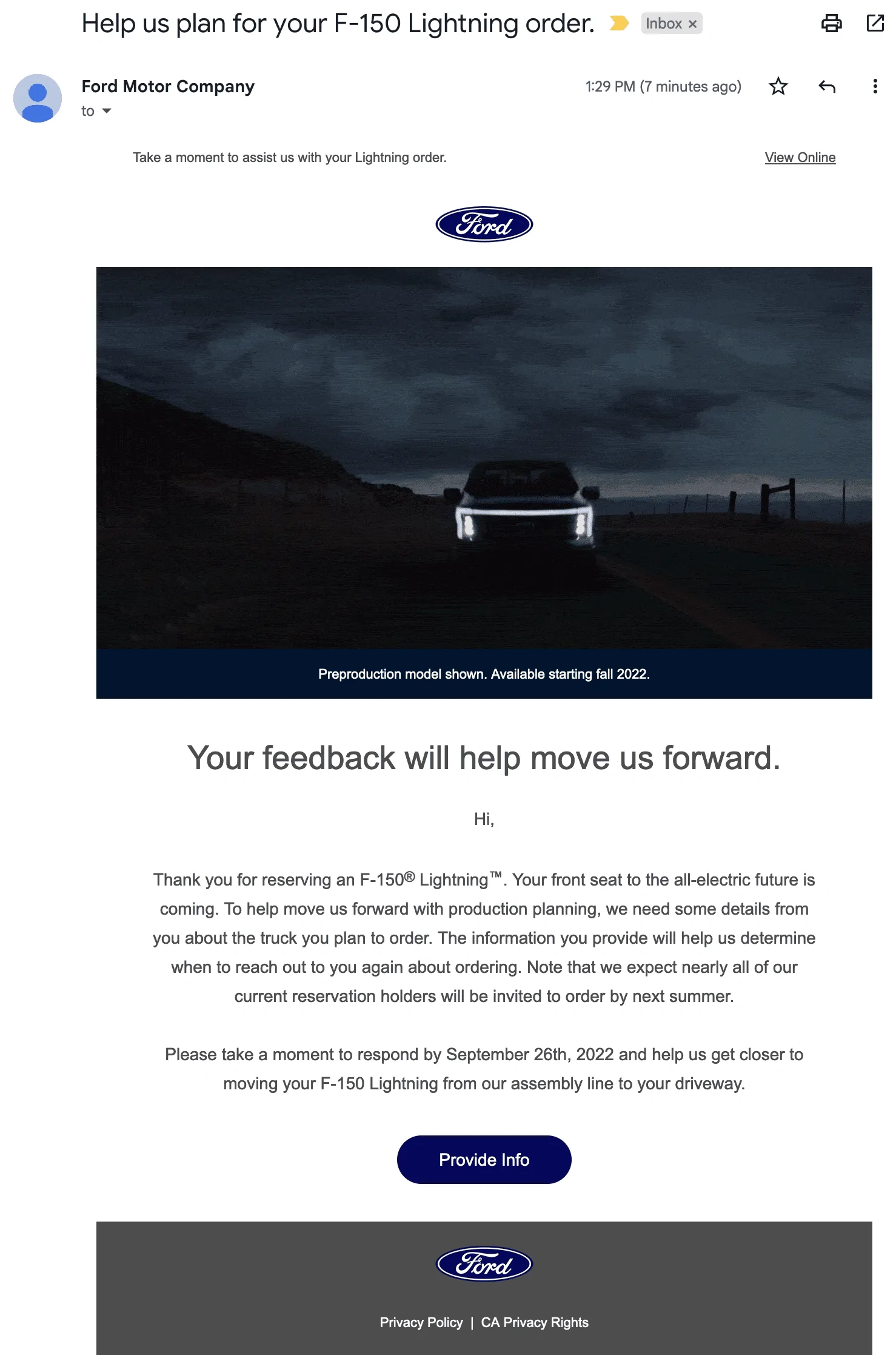 Ford F-150 Lightning Ford sends out Lightning survey email - Help us plan for your F-150 Lightning Order screen-shot-2022-09-02-at-13-37-09-png