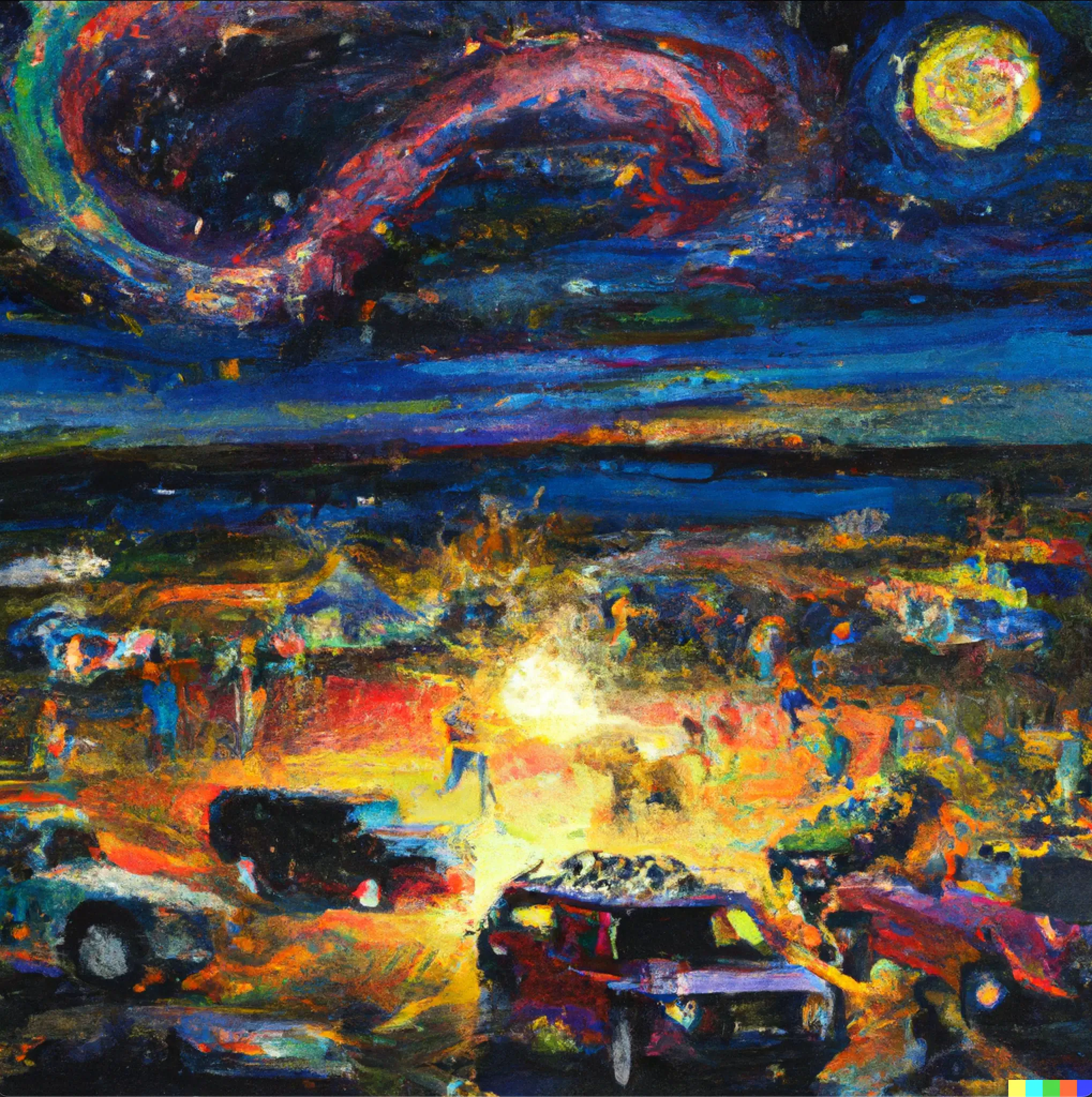 Ford F-150 Lightning Labor Day Evening Tailgate post-impressionist Ford Lightning Party 1662434968866