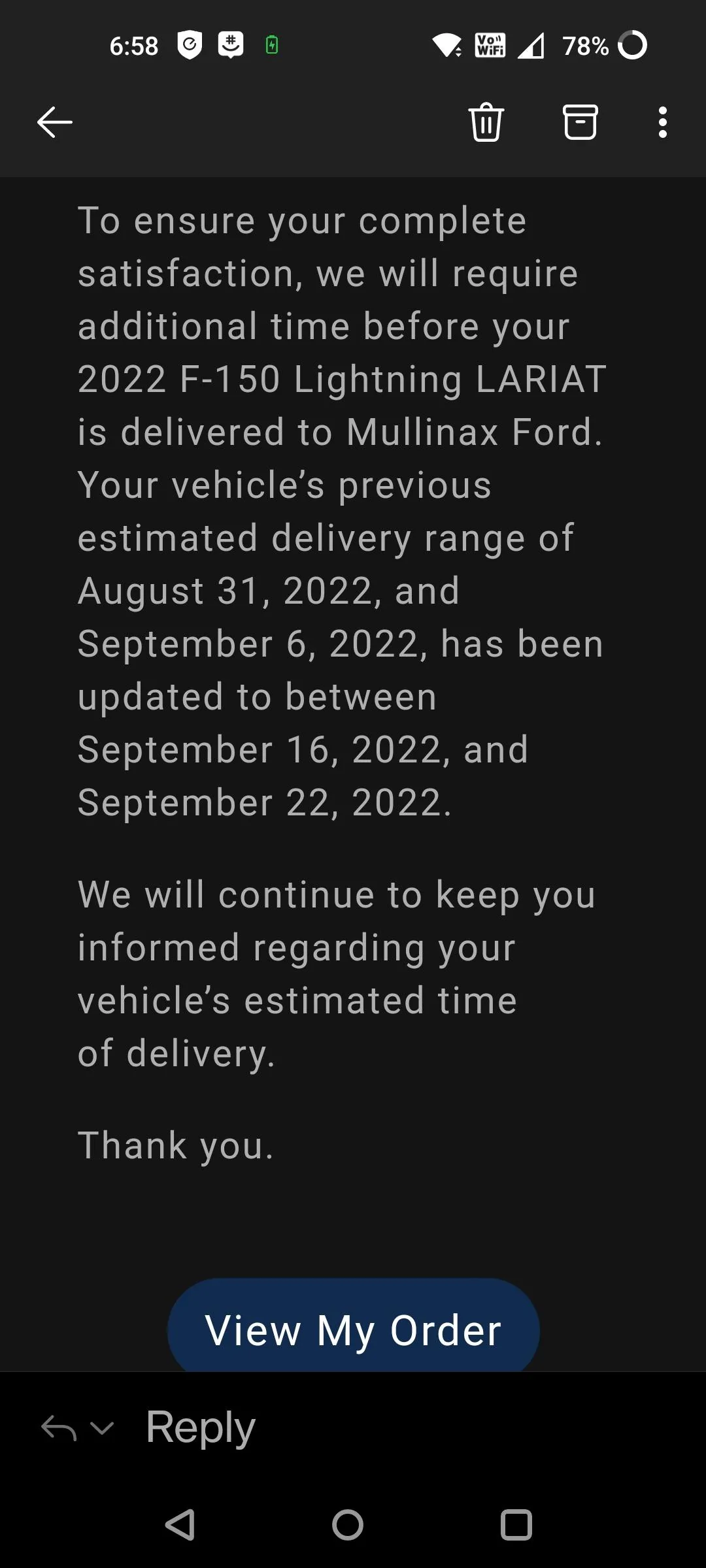 Ford F-150 Lightning ✅ 5/9 Lightning Build Week Group Screenshot_2022-09-07-06-58-09-34_45e686c594768066ad9911d54d96f72