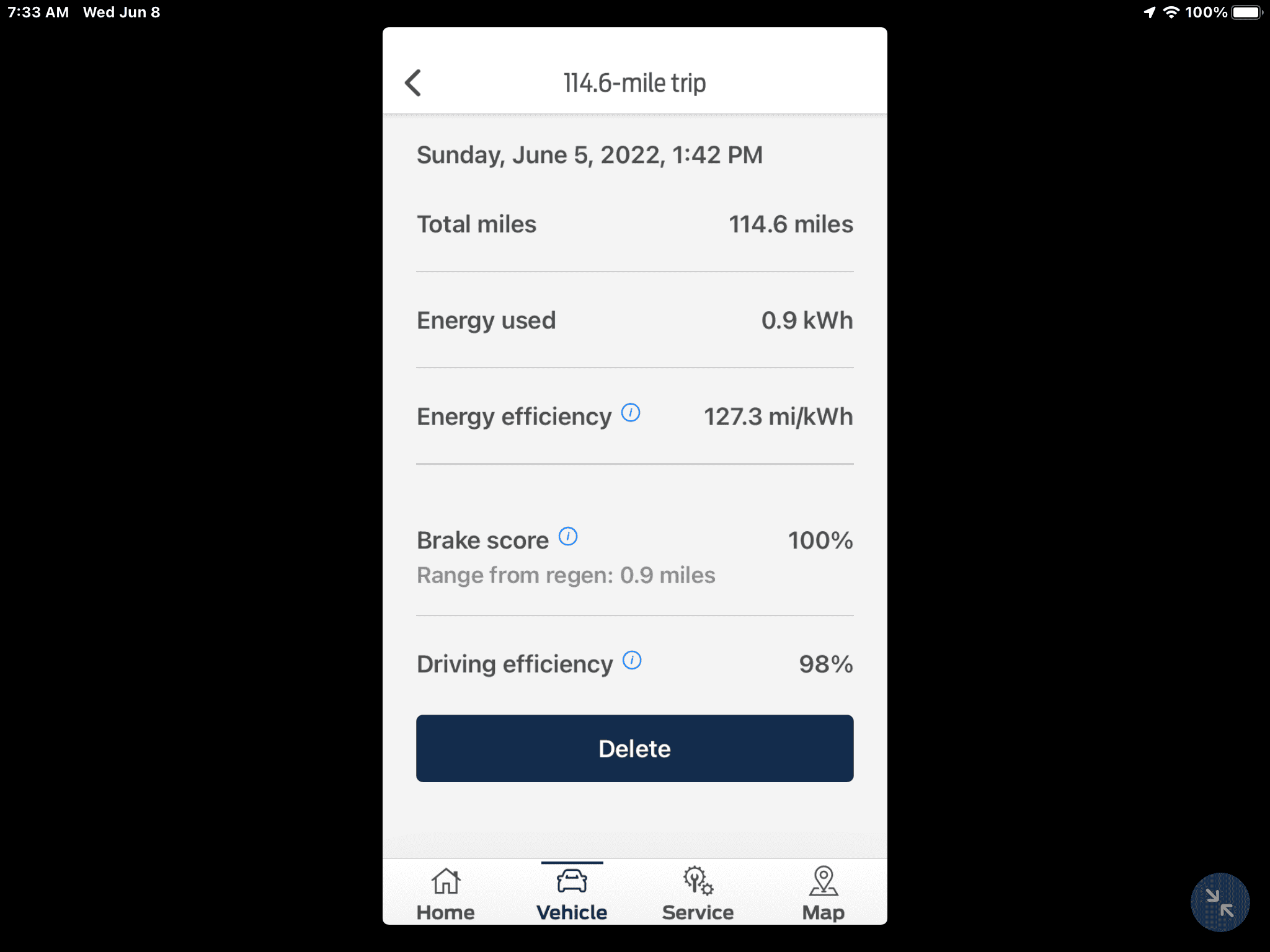 Ford F-150 Lightning “My EV driving” log stopped working in the Ford Pass app ? driving data