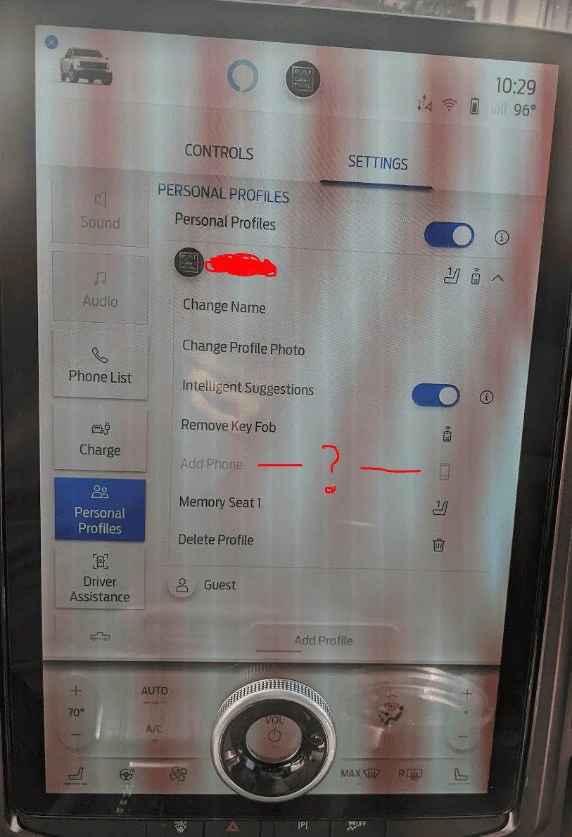 Ford F-150 Lightning Phone as a Key issue PAAK