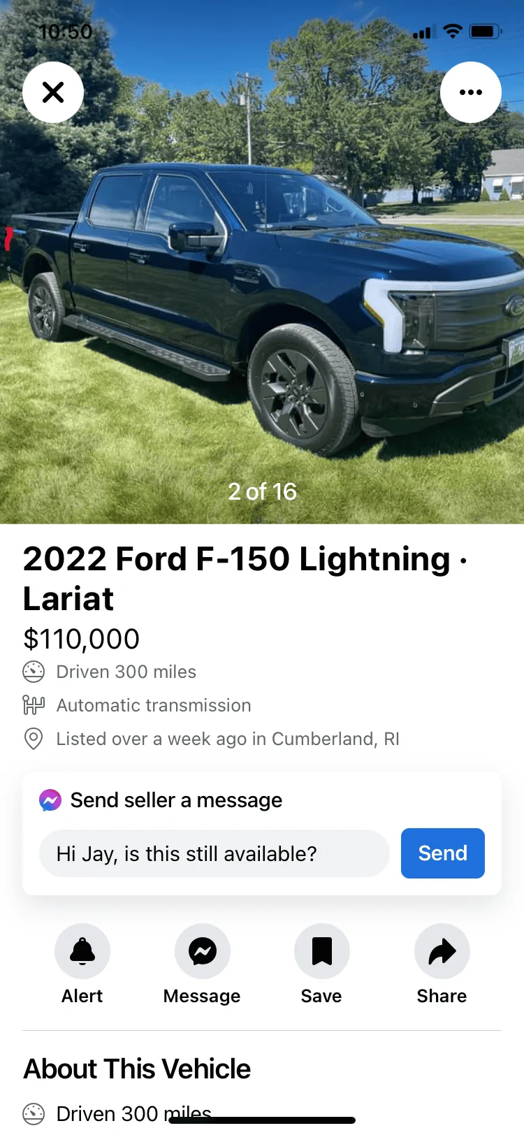 Ford F-150 Lightning Lots of Lightnings for sale on FB in New England EAAEA90D-0E13-45A9-B669-9E6DEA44AE16