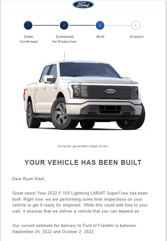Ford F-150 Lightning ✅ 8/22 Lightning Build Week Group Captur