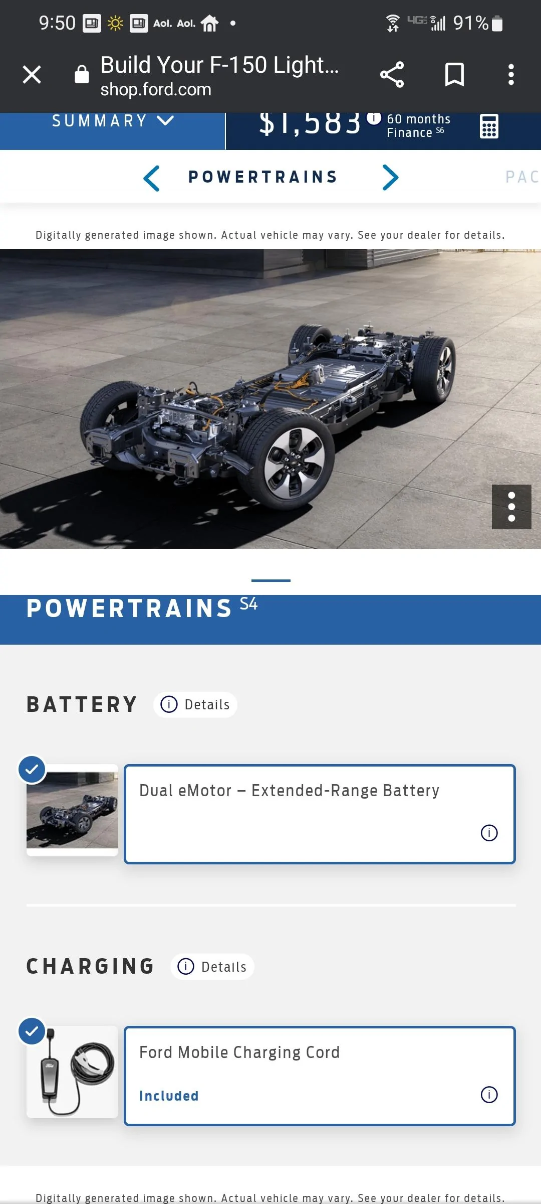 Ford F-150 Lightning My22 order converted to My23 order Screenshot_20220921-095056_Chrom